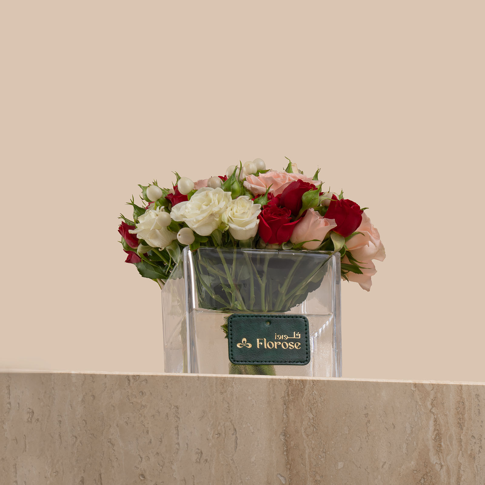 مزهرية مربعة الازدهار الرقيق مزهرية مربعة الازدهار الرقيق
