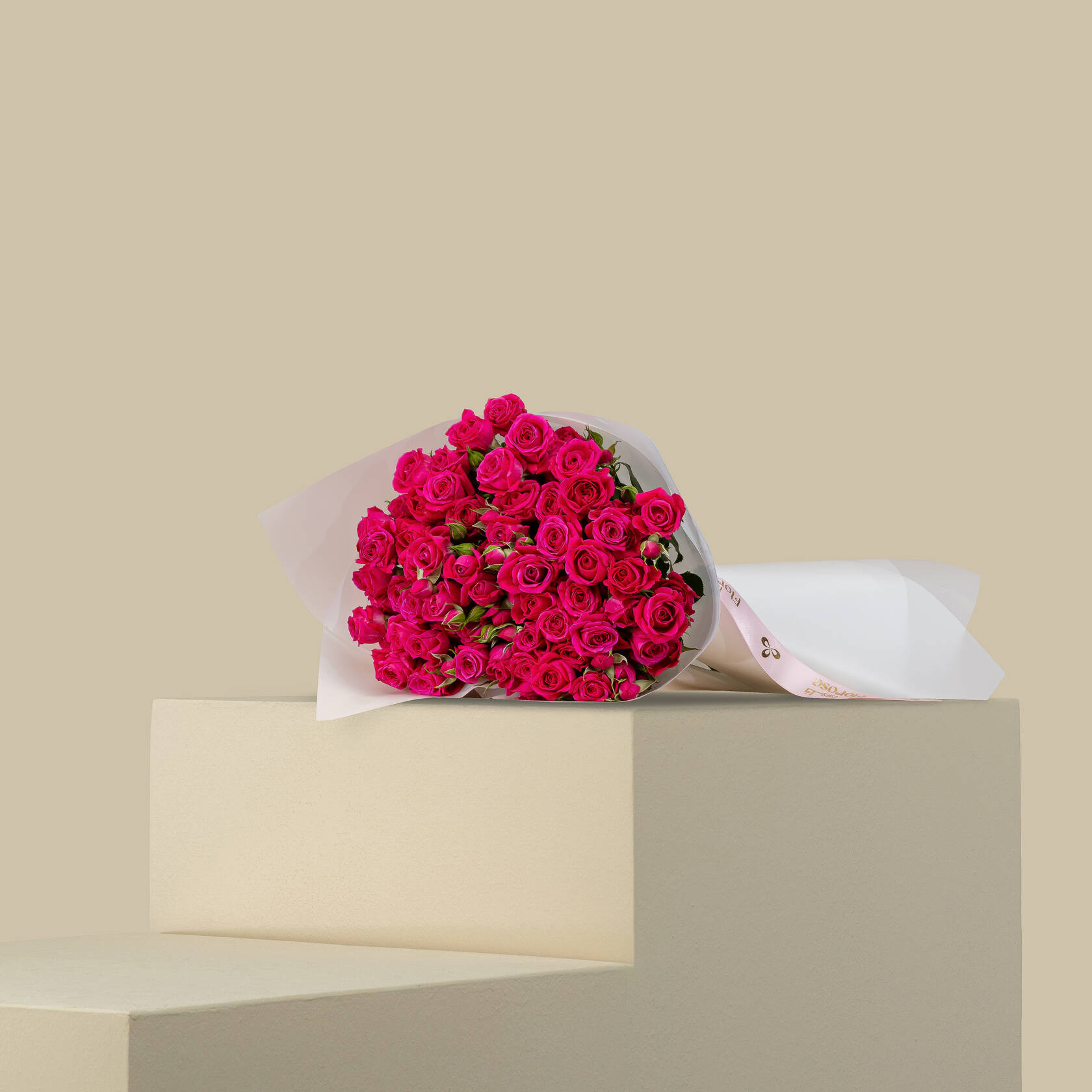 Fascinating Spray Rose Bouquet Fuchsia | 15 Flowers Fascinating Spray Rose Bouquet Fuchsia | 15 Flowers