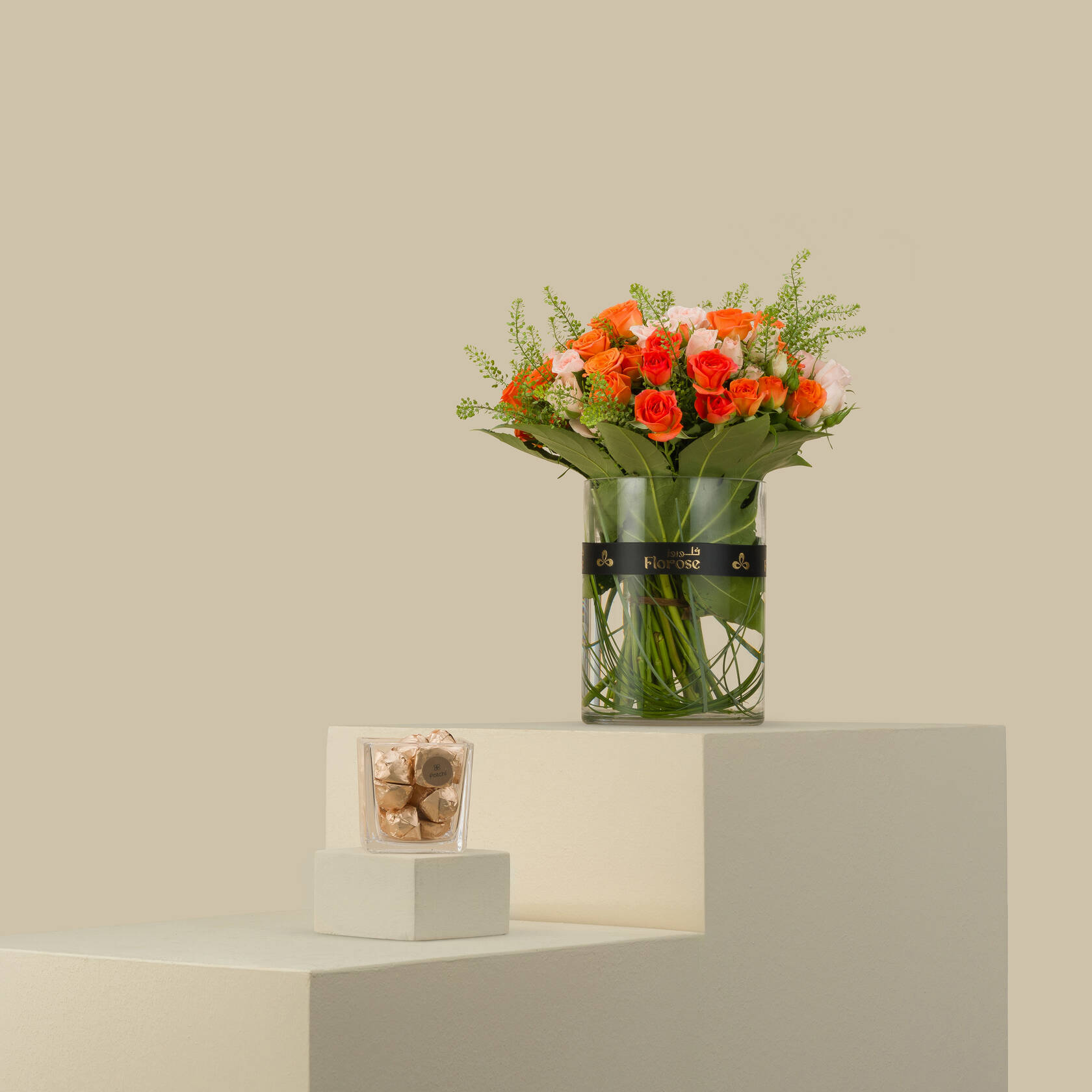 Chocolate Patchi Round | Luminous Vase Chocolate Patchi Round | Luminous Vase