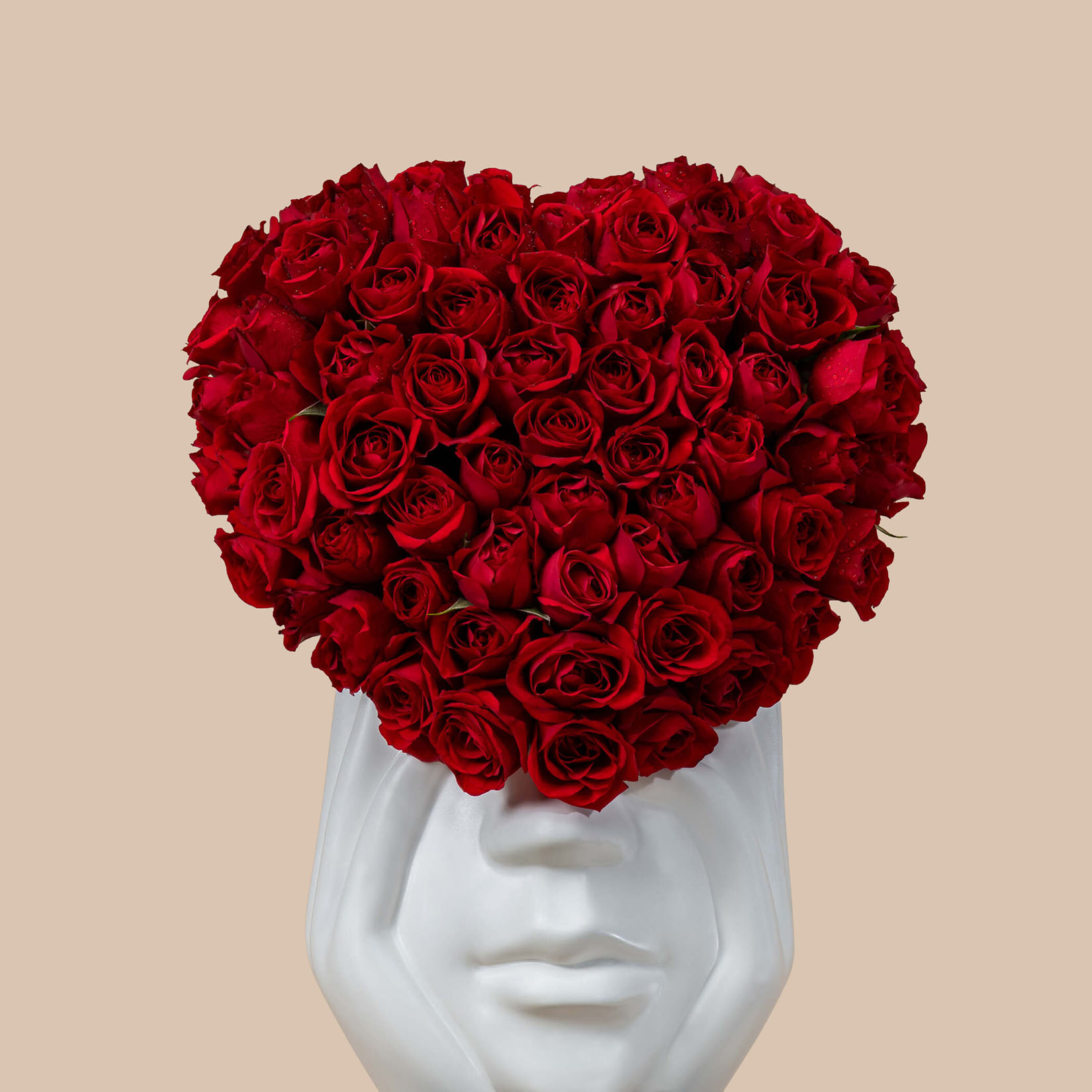 Rosalin Heart Sculpture Vase Rosalin Heart Sculpture Vase