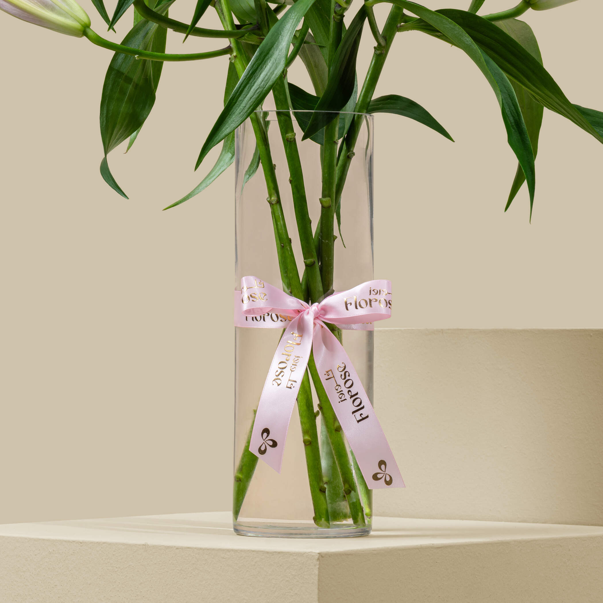 Soft Pink Lily Vase Soft Pink Lily Vase