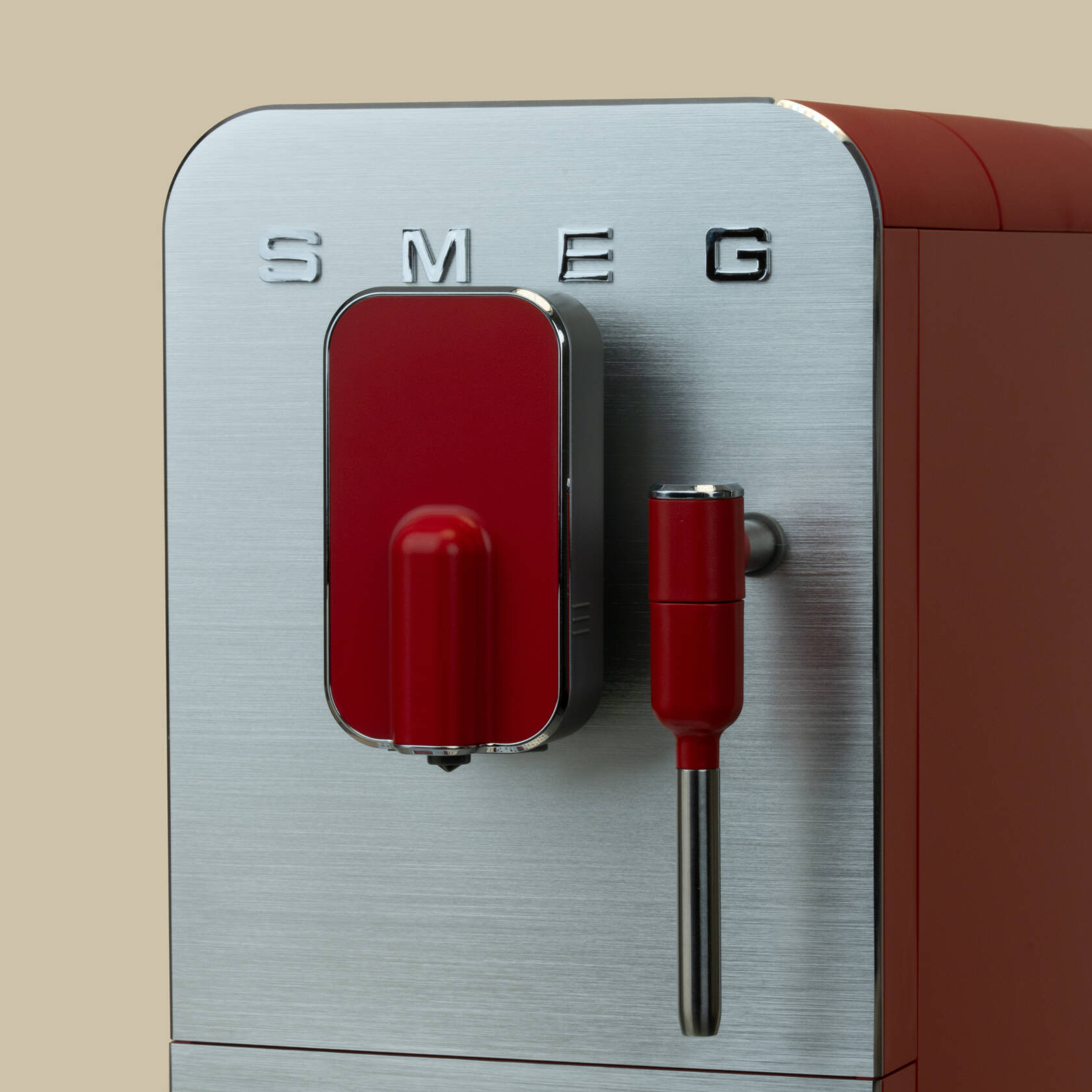 Smeg 50's Style Espresso Automatic Coffee Machine Red | Spring Vase Smeg 50's Style Espresso Automatic Coffee Machine Red | Spring Vase