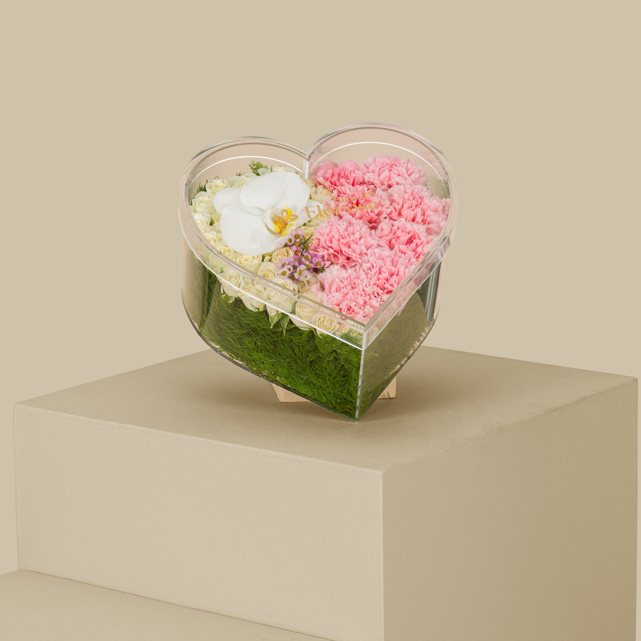 Acrylic Box Blush Love Acrylic Box Blush Love
