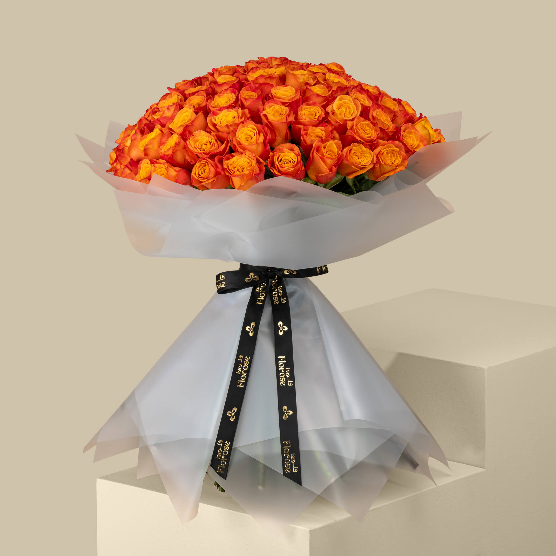 Beautiful Rose Bouquet Orange | 100 Flowers Beautiful Rose Bouquet Orange | 100 Flowers