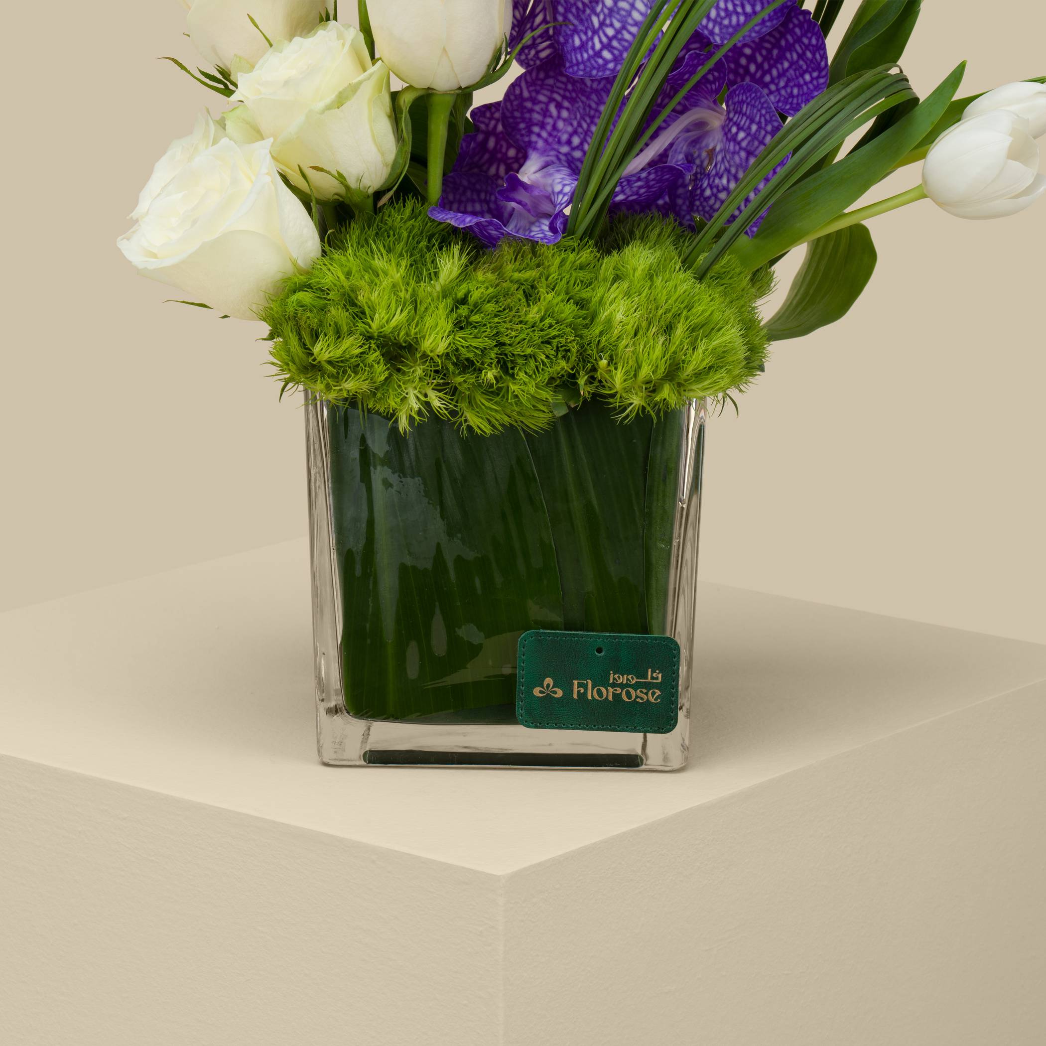 Love's Shadow Square Vase Love's Shadow Square Vase