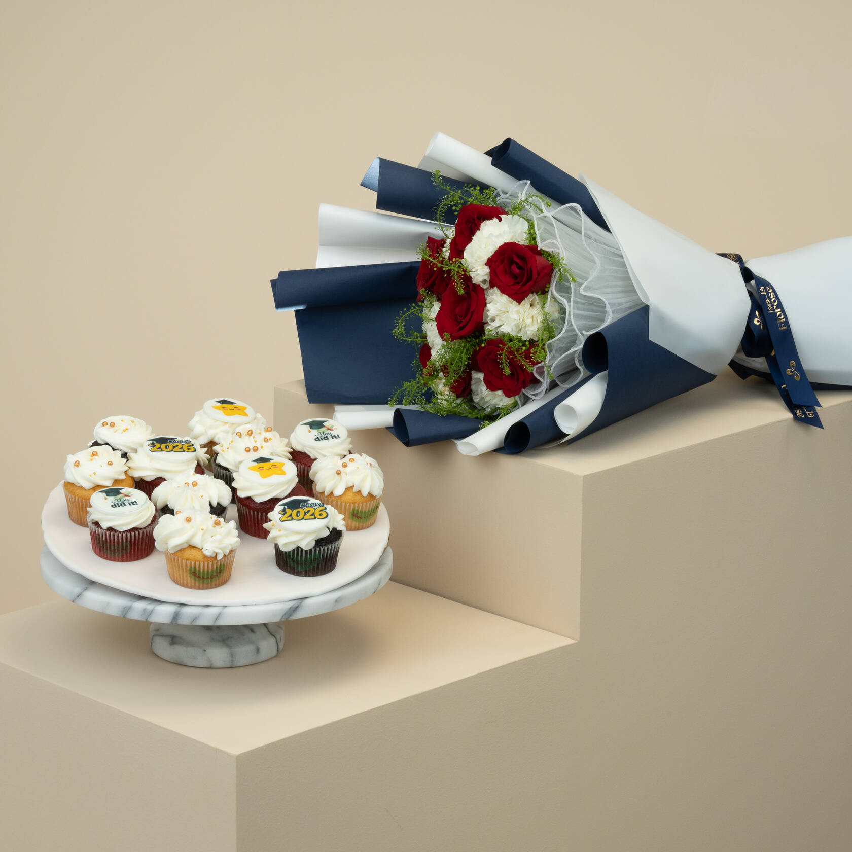 Helen’s Graduation Cupcakes | Bouquet of Affection Helen’s Graduation Cupcakes | Bouquet of Affection