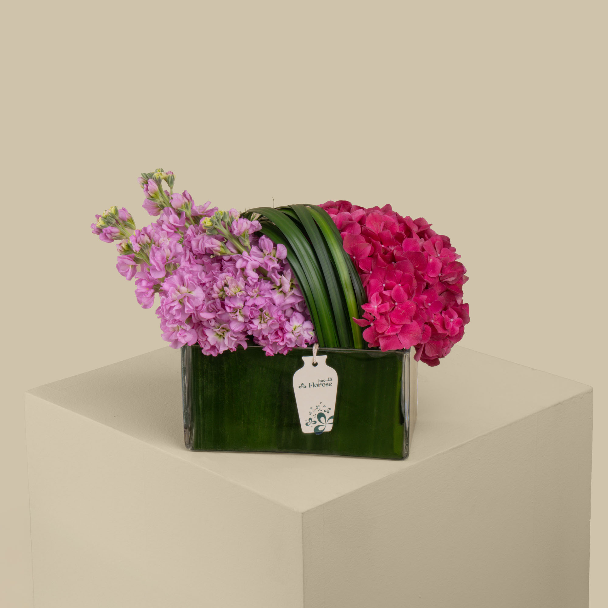 Rosy Glow Rec Vase Rosy Glow Rec Vase