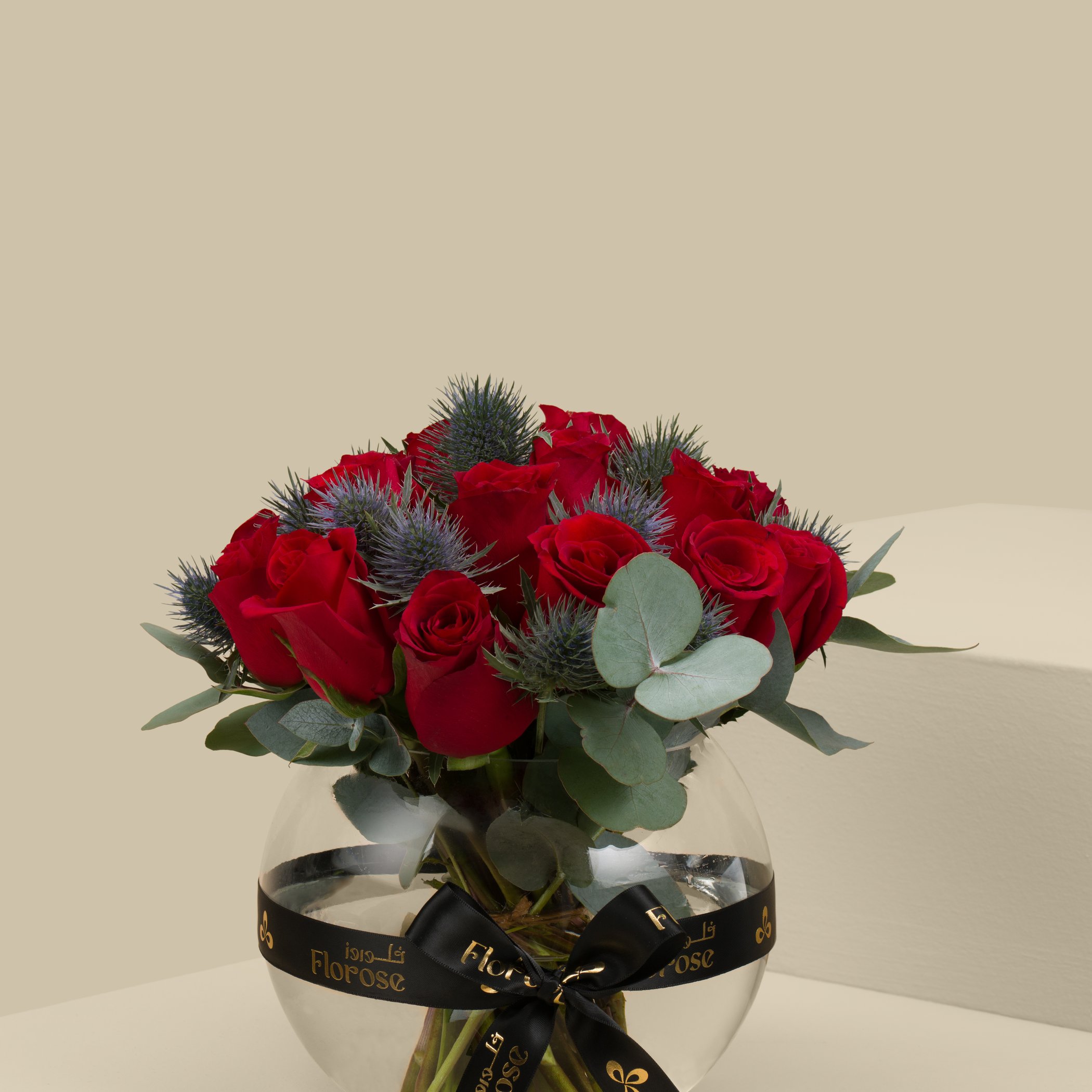 Scarlet Veil Round Vase Scarlet Veil Round Vase