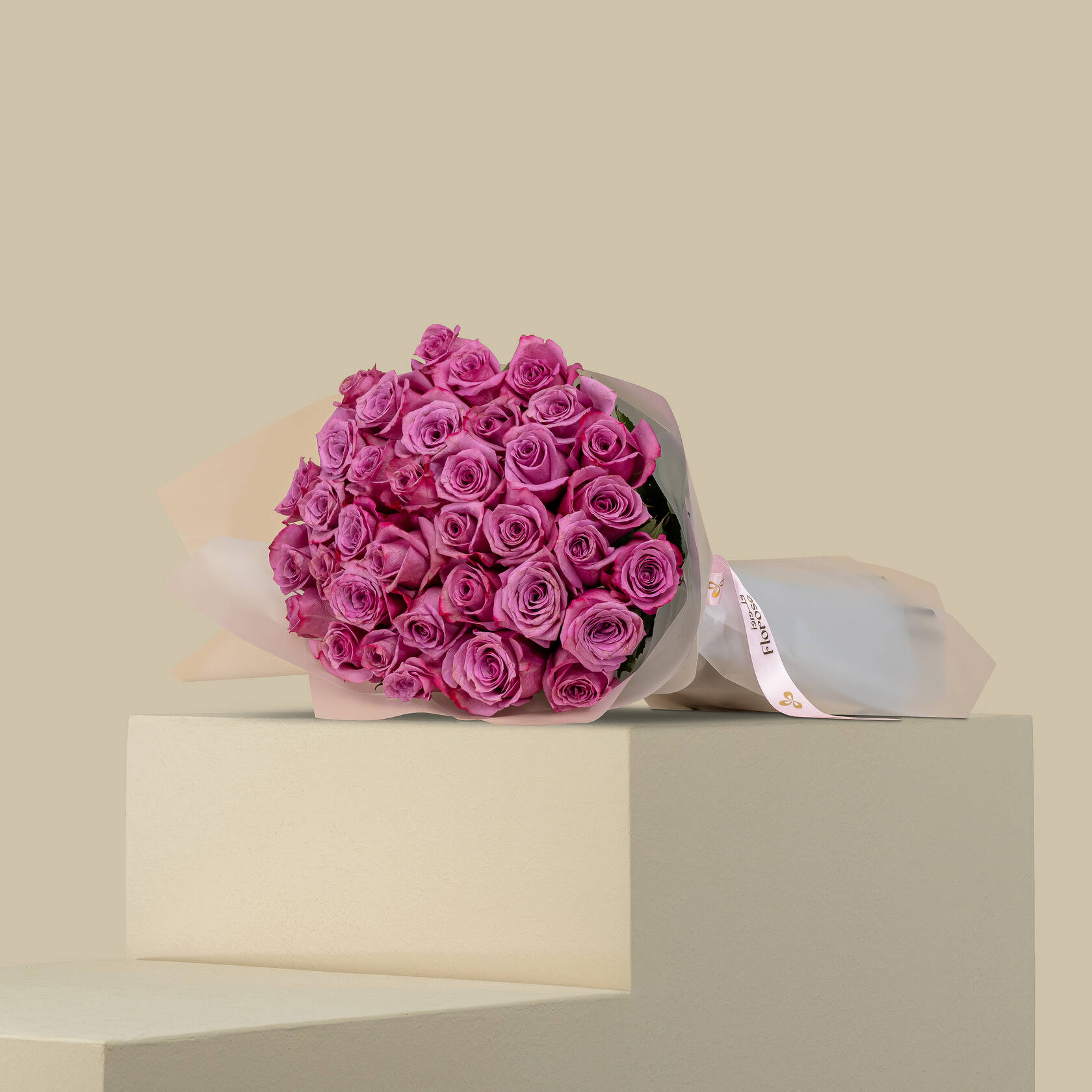 Exquisite Rose Bouquet Purple | 35 Flowers Exquisite Rose Bouquet Purple | 35 Flowers