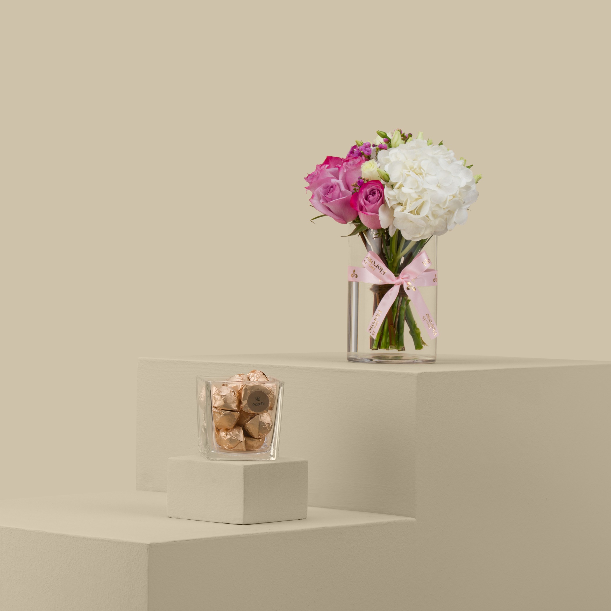 Chocolate Patchi Round | For Her Vase Chocolate Patchi Round | For Her Vase