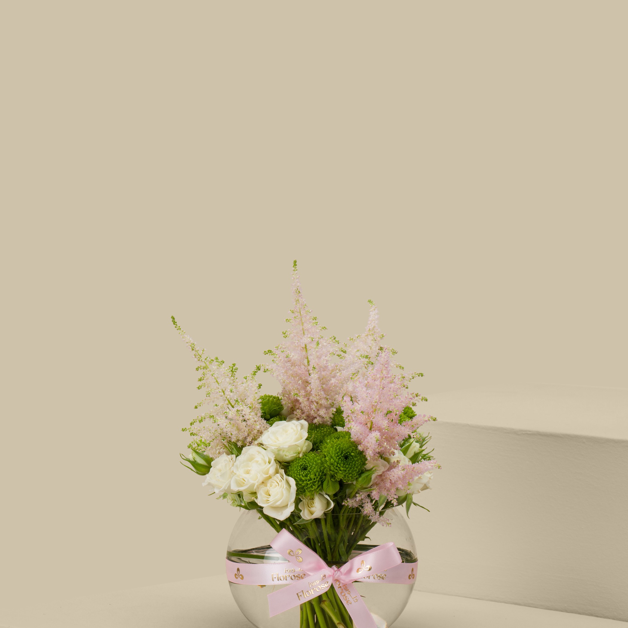 Floral Touch Round Vase Floral Touch Round Vase