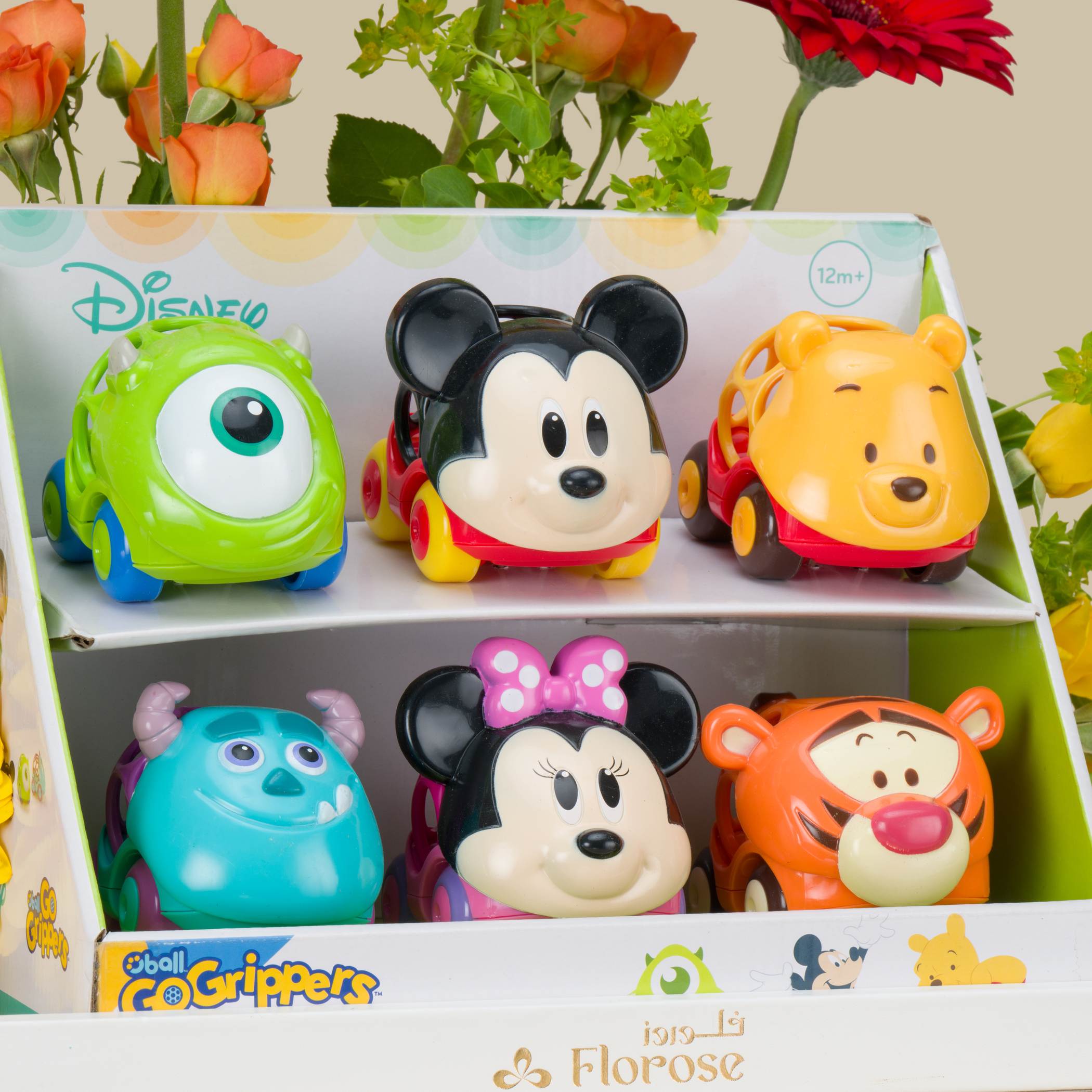 Disney Baby Go Grippers Car Set | Cheerful Roses Disney Baby Go Grippers Car Set | Cheerful Roses