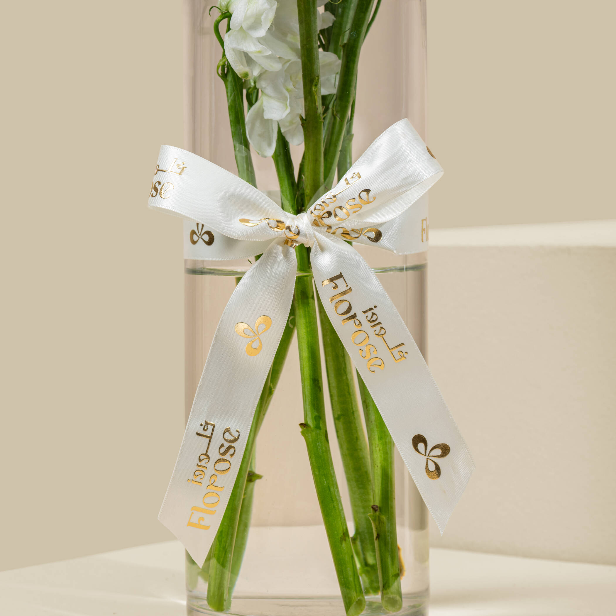 White Delphinium Vase White Delphinium Vase
