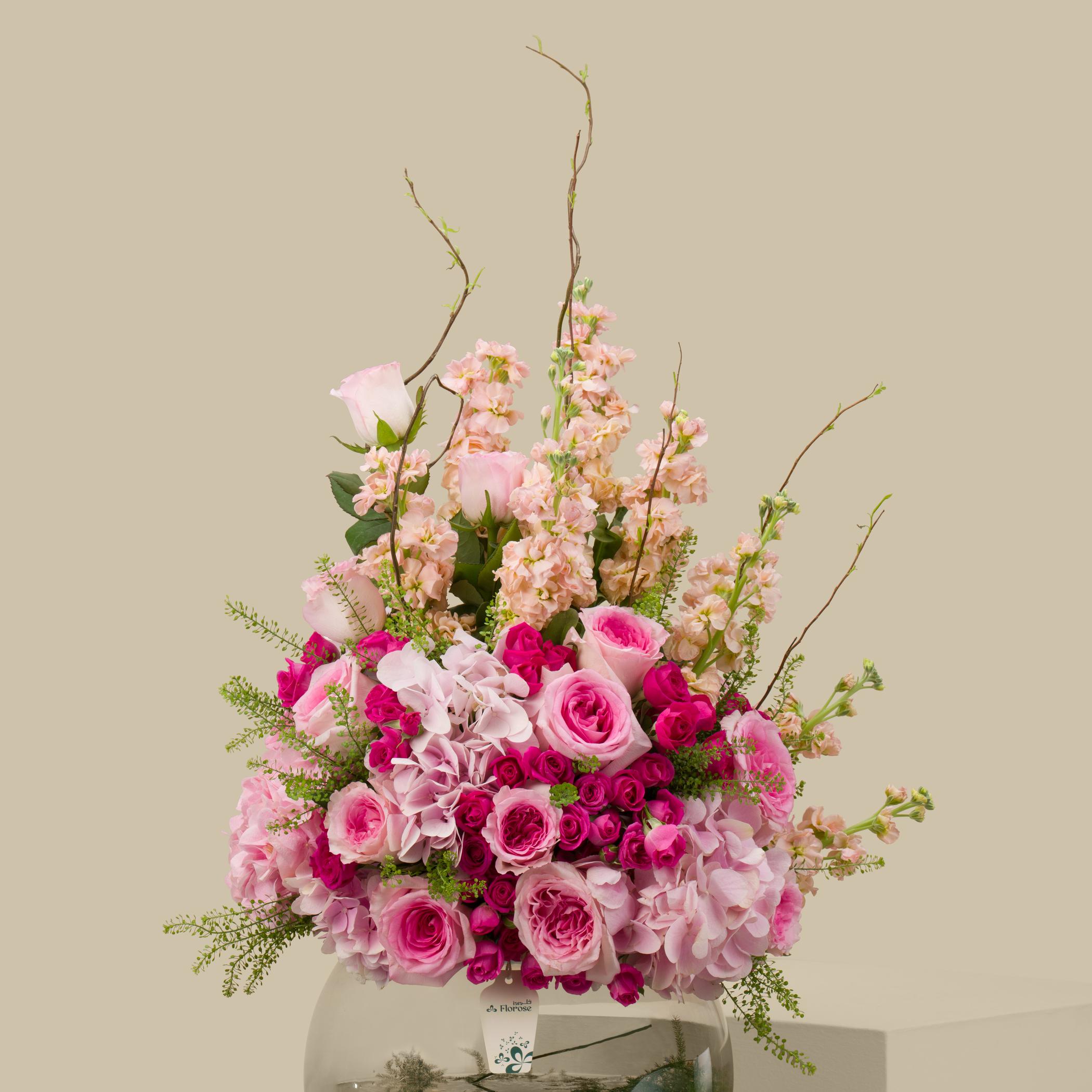 Pink Pulse Round Vase Pink Pulse Round Vase