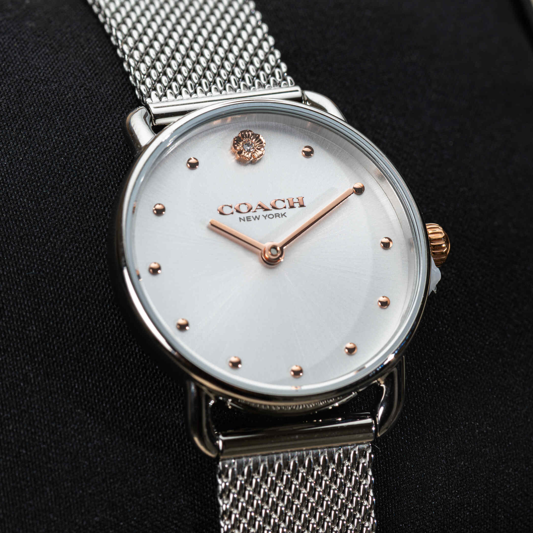 Coach Women's Quartz Watch With Silver Dial Coach Women's Quartz Watch With Silver Dial