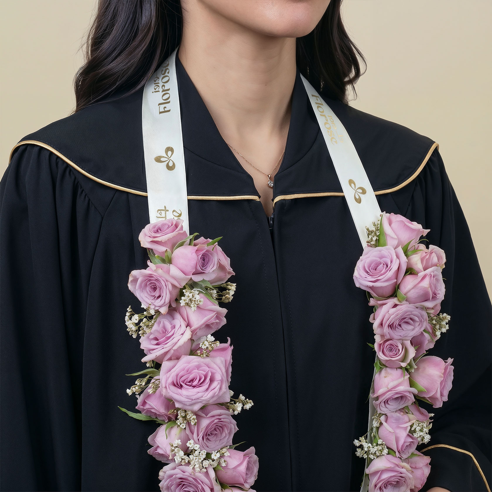 Purple Graduation Floral Garland Purple Graduation Floral Garland