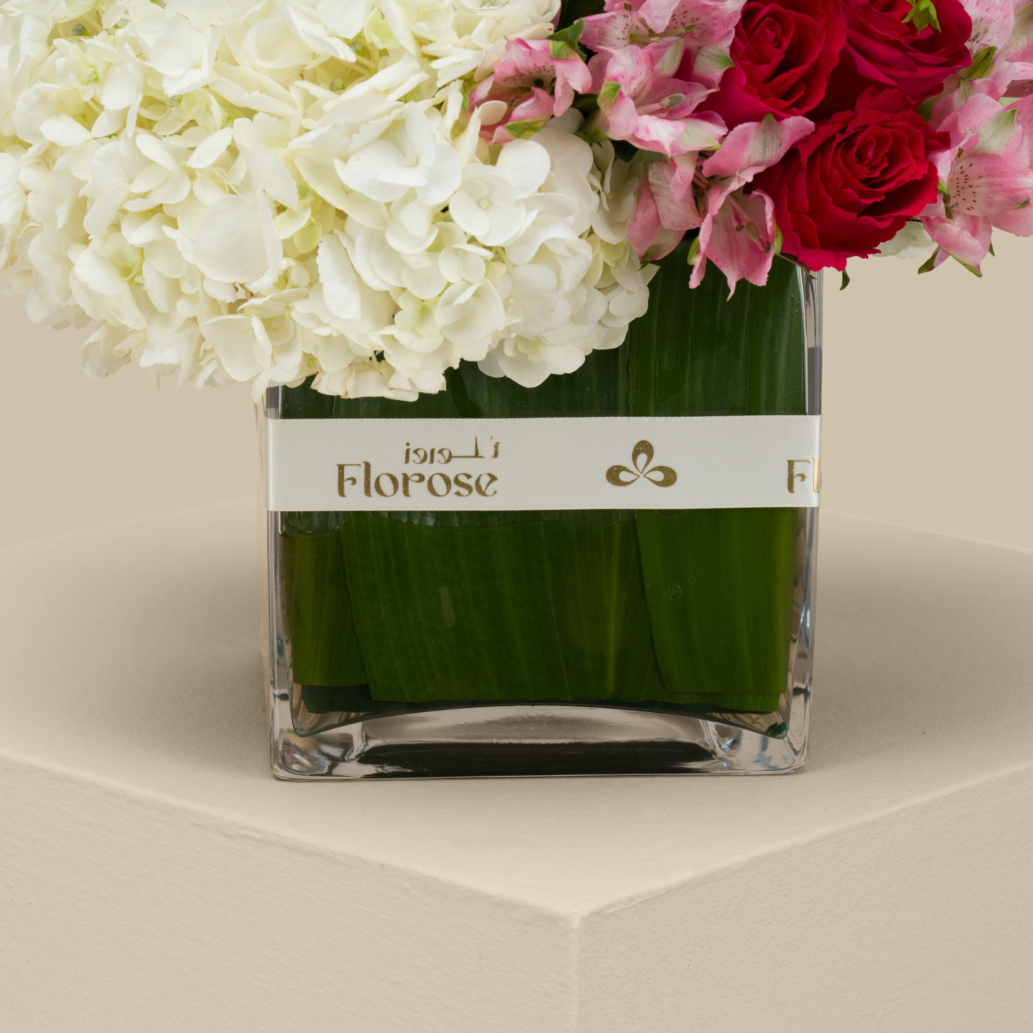 Spring Dance Square Vase Spring Dance Square Vase