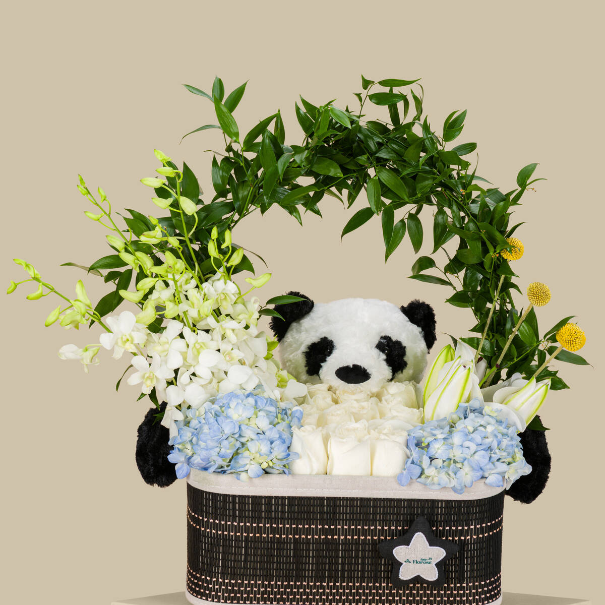 Flowers Forest Basket Flowers Forest Basket