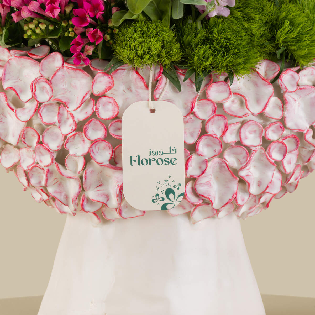 مزهرية بريميوم الفجر الوردي مزهرية بريميوم الفجر الوردي