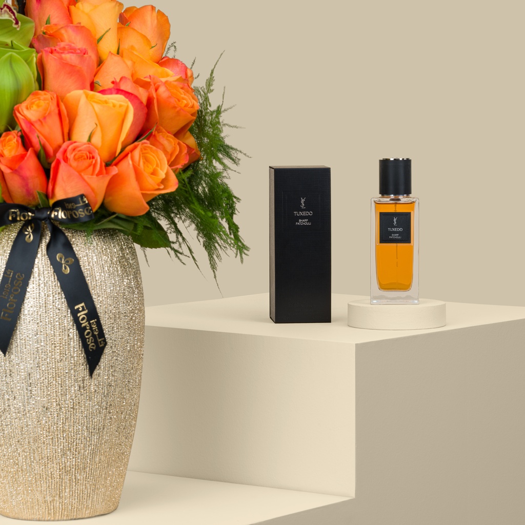 عطر توكسيدو شارب باتشولي إيف سان لوران | مزهرية سحر الفخامة عطر توكسيدو شارب باتشولي إيف سان لوران | مزهرية سحر الفخامة
