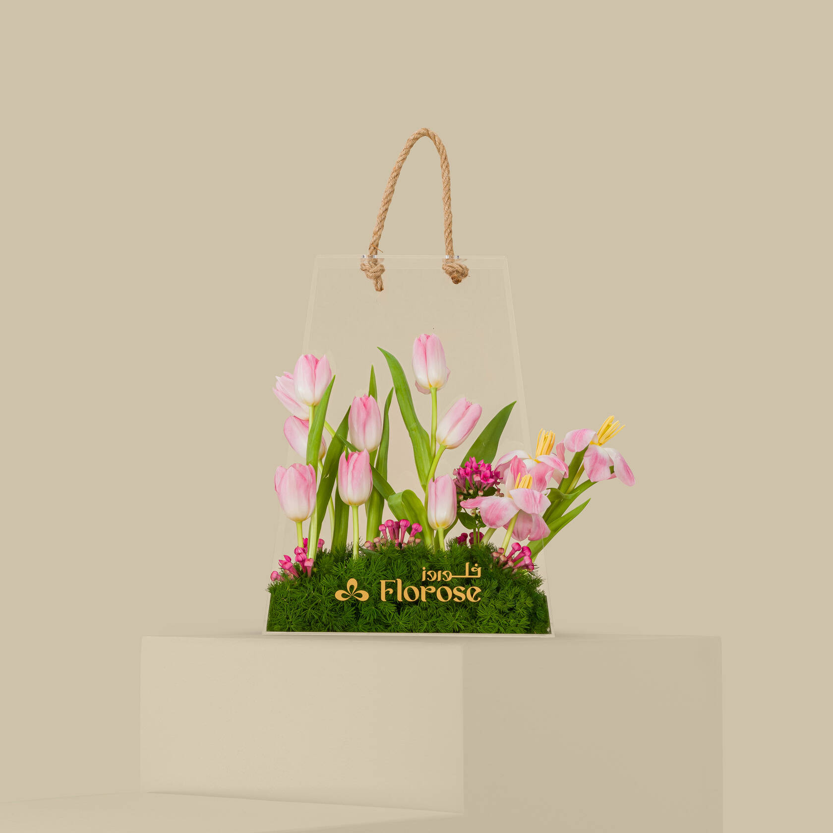 Acrylic Bag Pink Joy Acrylic Bag Pink Joy