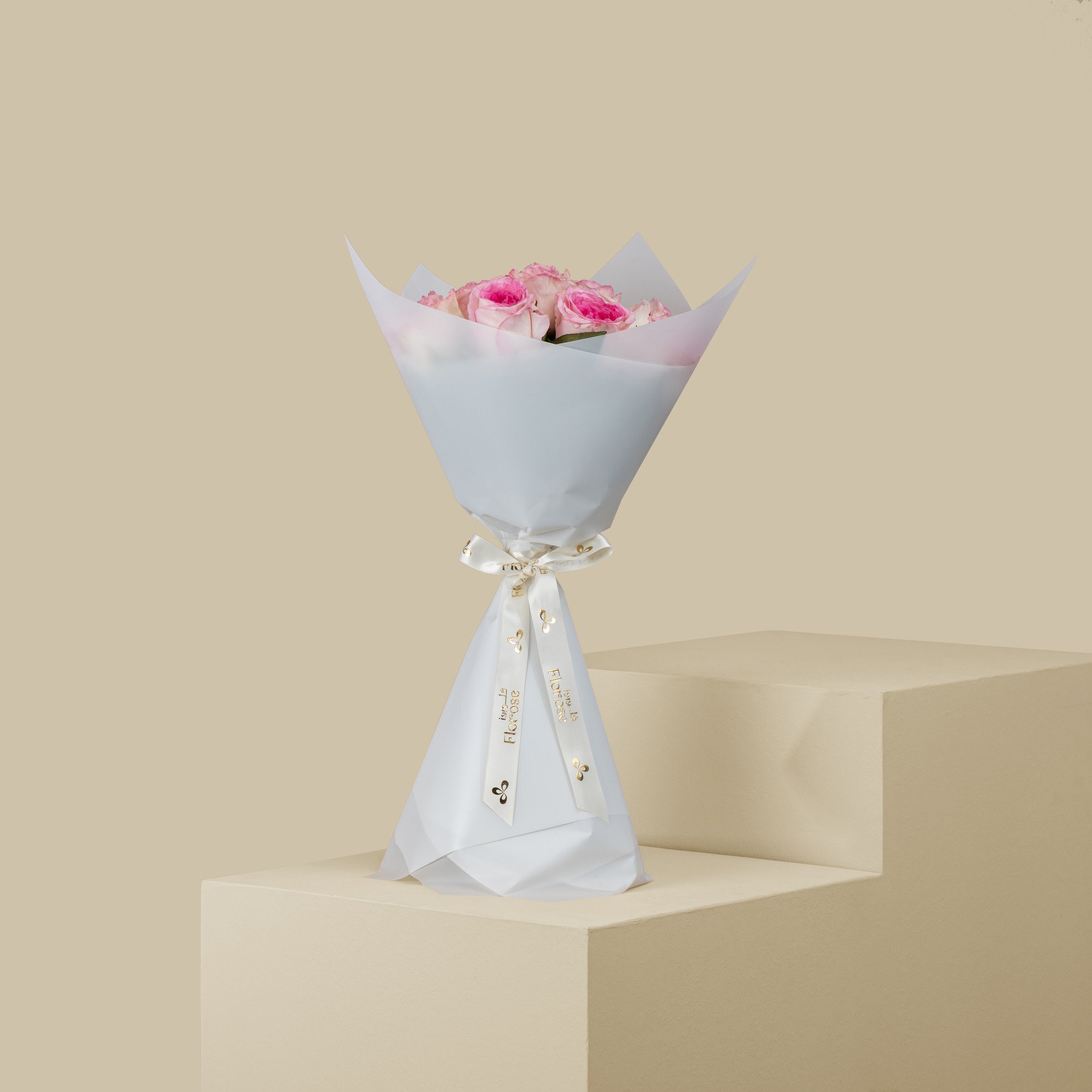 Passionate Rose Bouquet Pink | 15 Flowers Passionate Rose Bouquet Pink | 15 Flowers