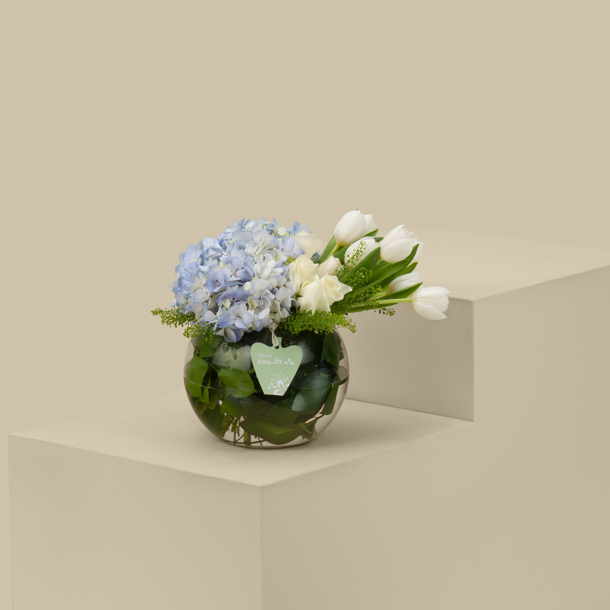 White Dew Round Vase White Dew Round Vase