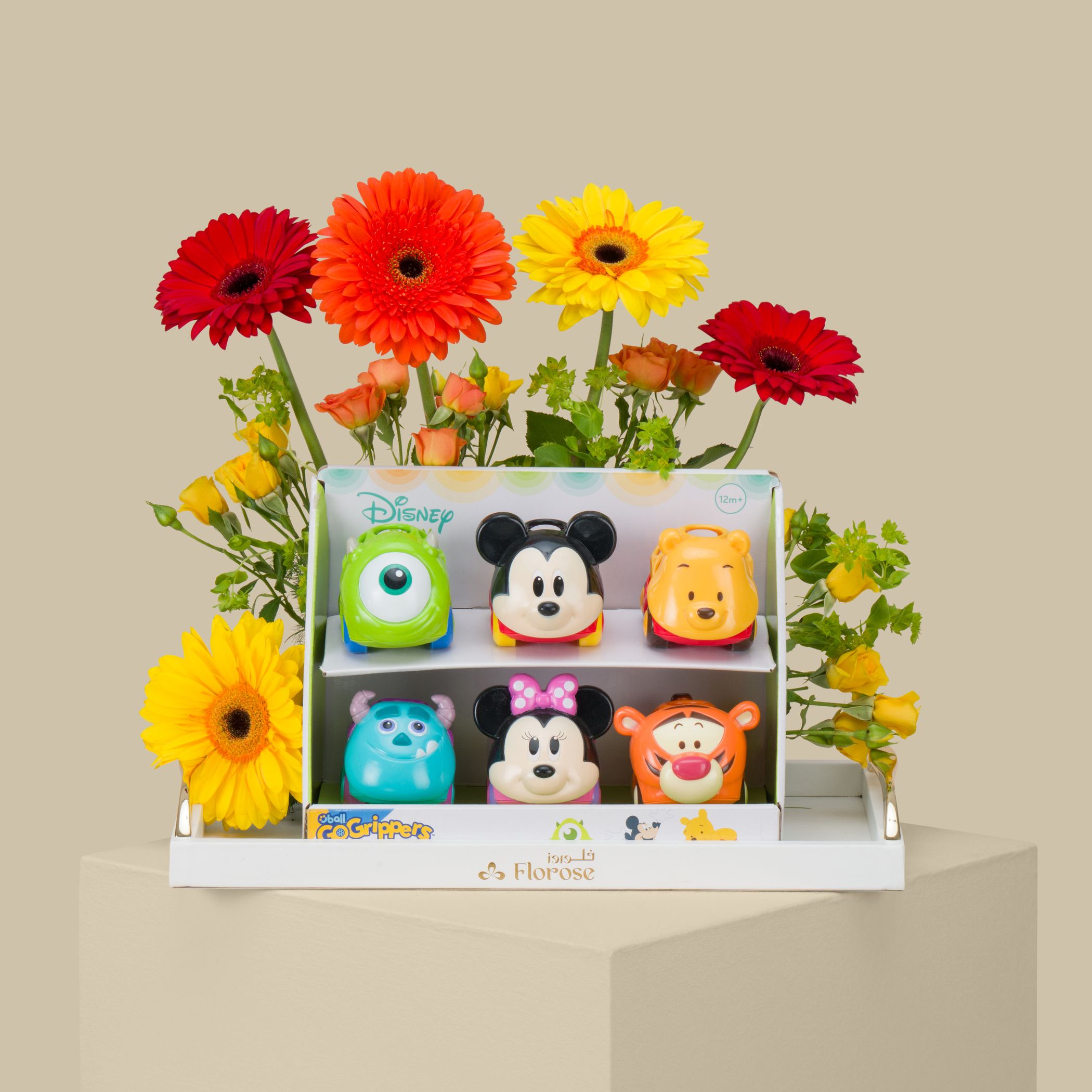 Disney Baby Go Grippers Car Set | Cheerful Roses Disney Baby Go Grippers Car Set | Cheerful Roses