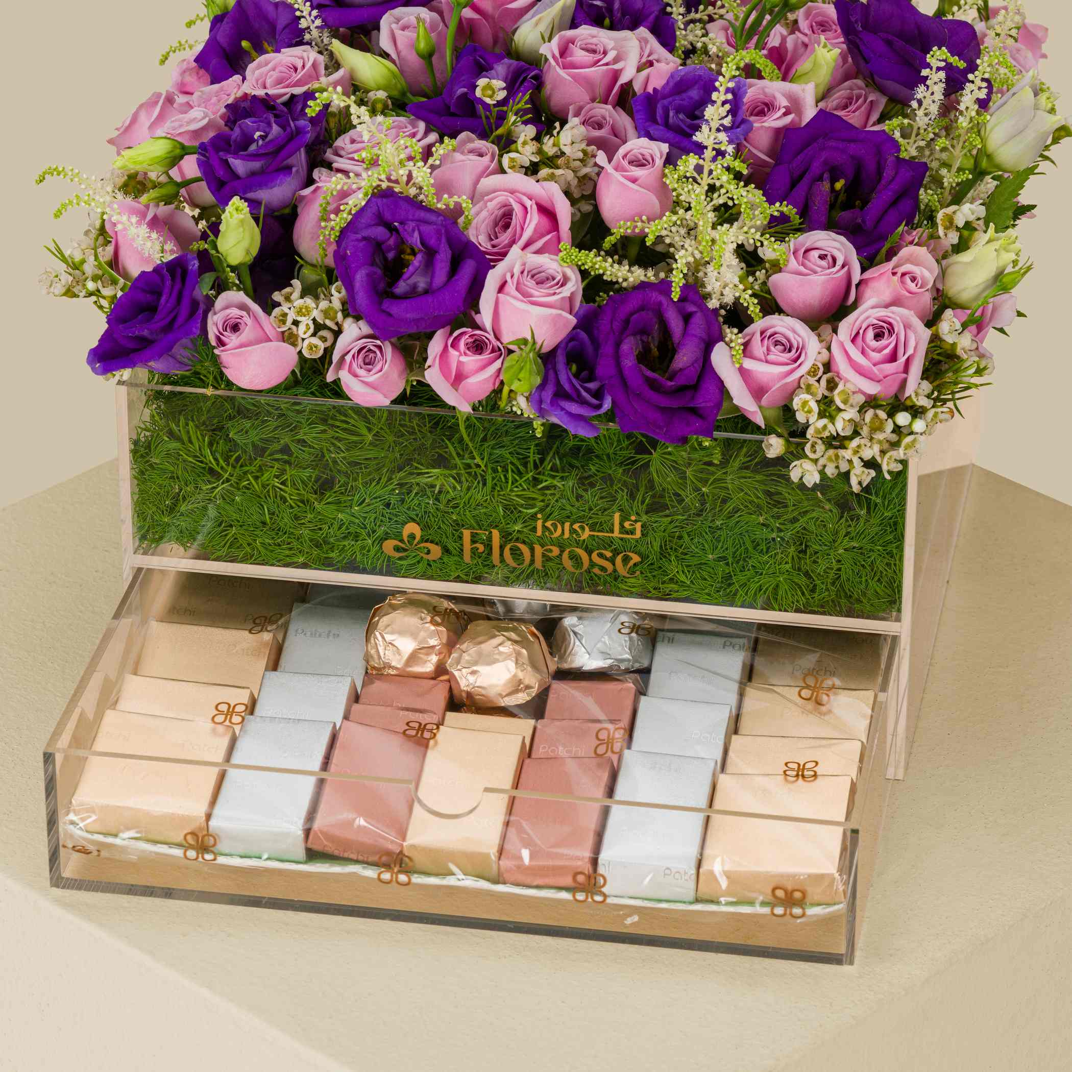 Patchi Chocolate Large Box 53 | Elegant Roses Patchi Chocolate Large Box 53 | Elegant Roses