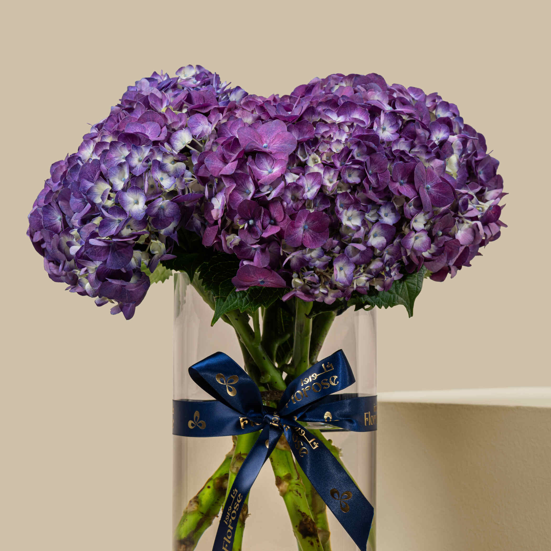 Purple Hydrangea Vase Purple Hydrangea Vase