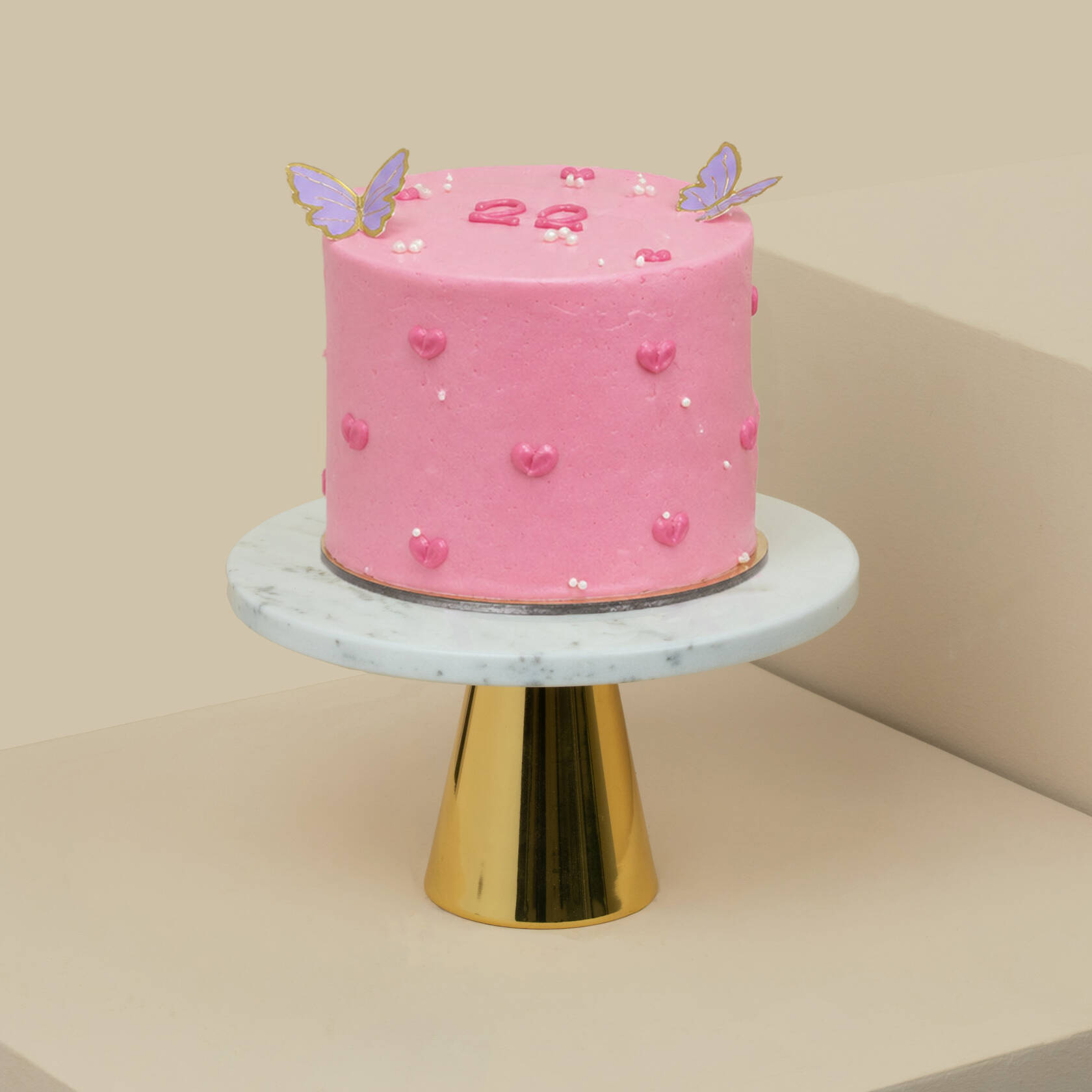 Helen 22 Birthday Cake | Elegant Presence Acrylic Box Helen 22 Birthday Cake | Elegant Presence Acrylic Box