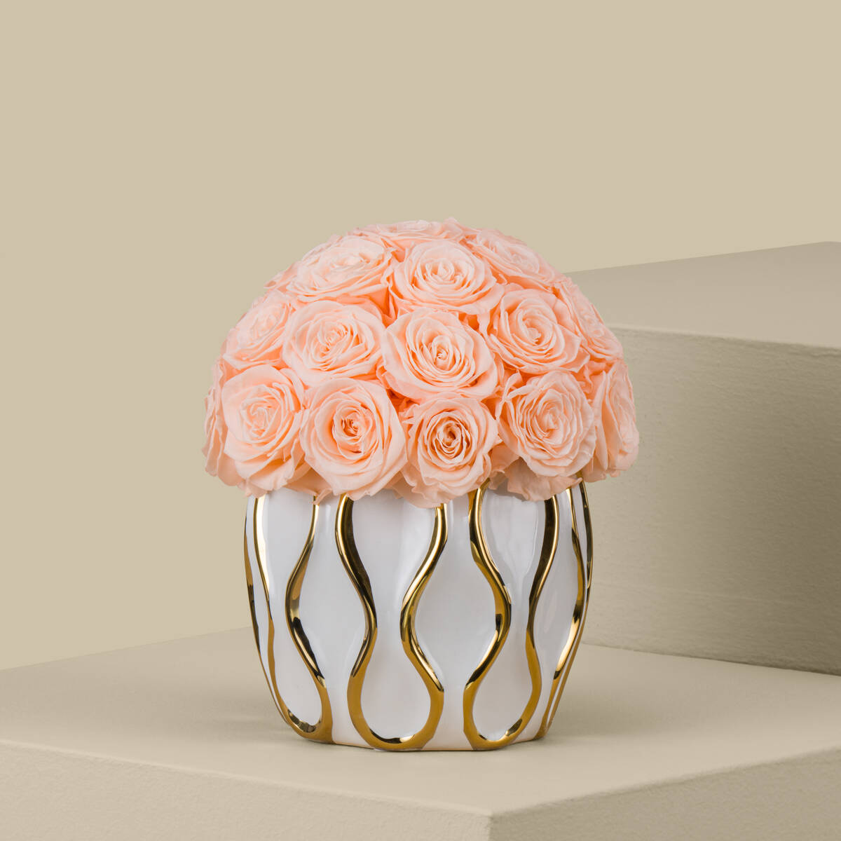 Preserved Roses Vase | Light Pink Preserved Roses Vase | Light Pink