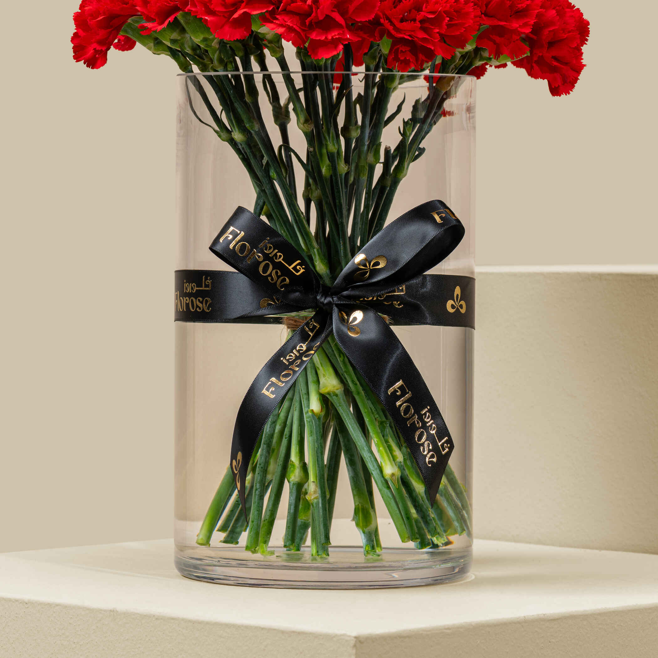 Red Carnation Vase Red Carnation Vase