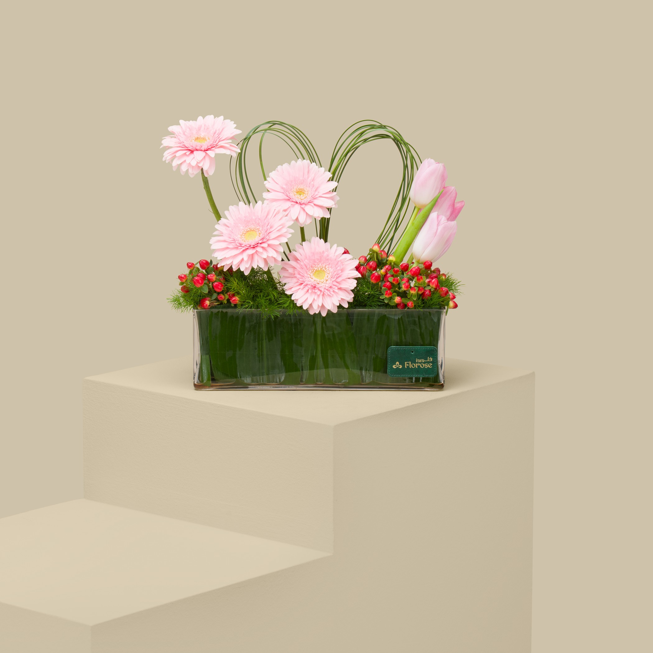 Pink Love Rec Vase Pink Love Rec Vase