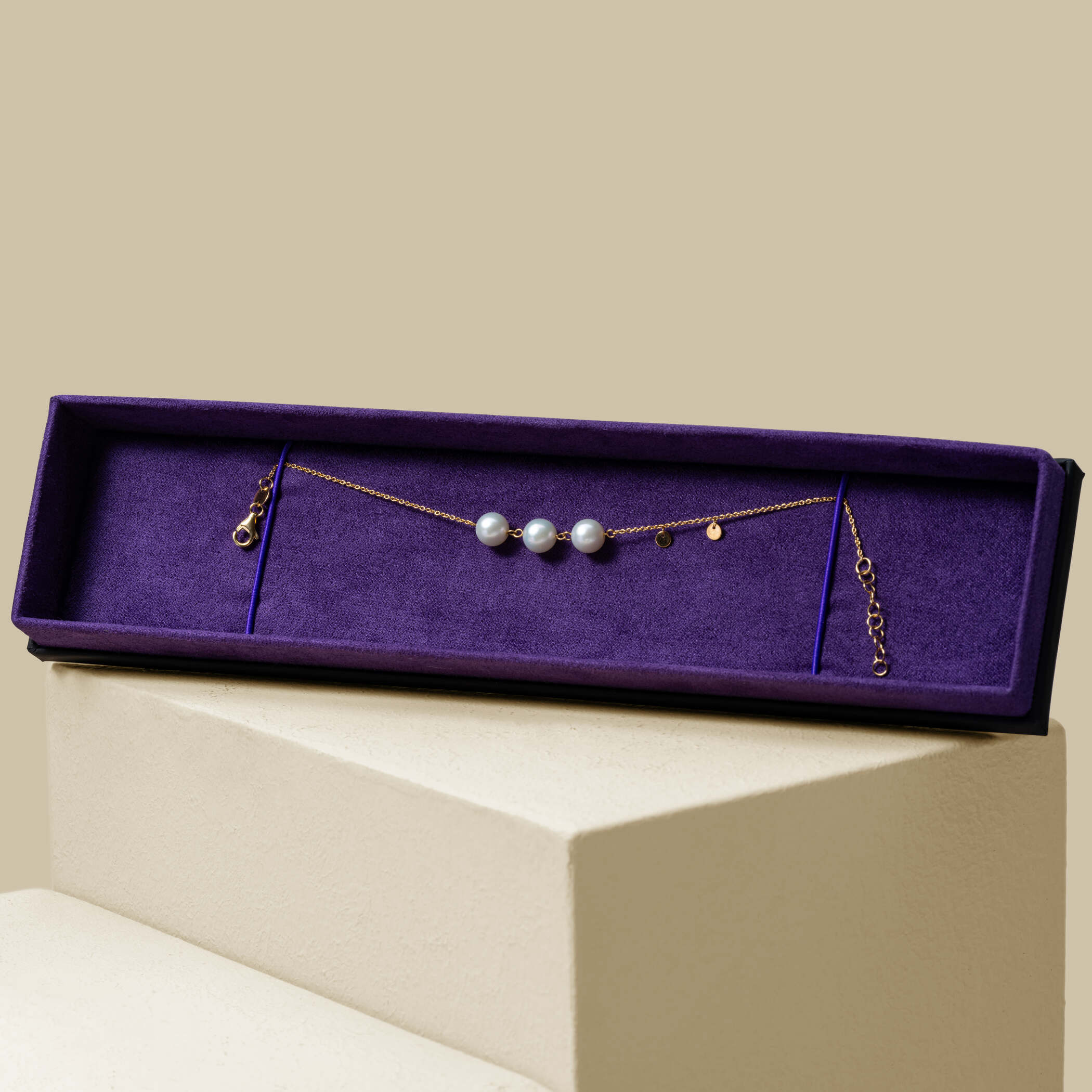 Damas | Kiku Minimal Yellow Gold With Pearl Bracelet Damas | Kiku Minimal Yellow Gold With Pearl Bracelet