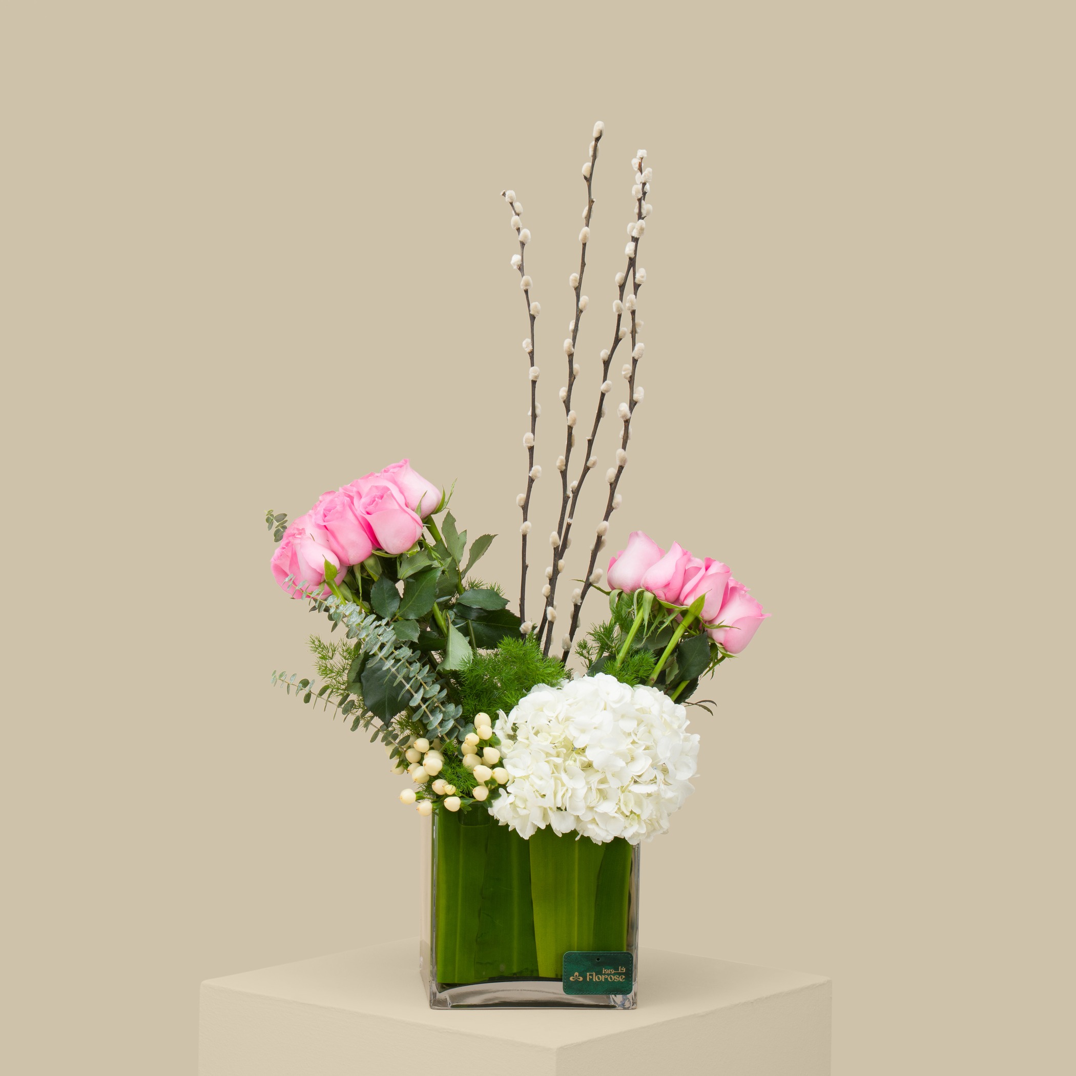 Eternal Bloom Square Vase Eternal Bloom Square Vase