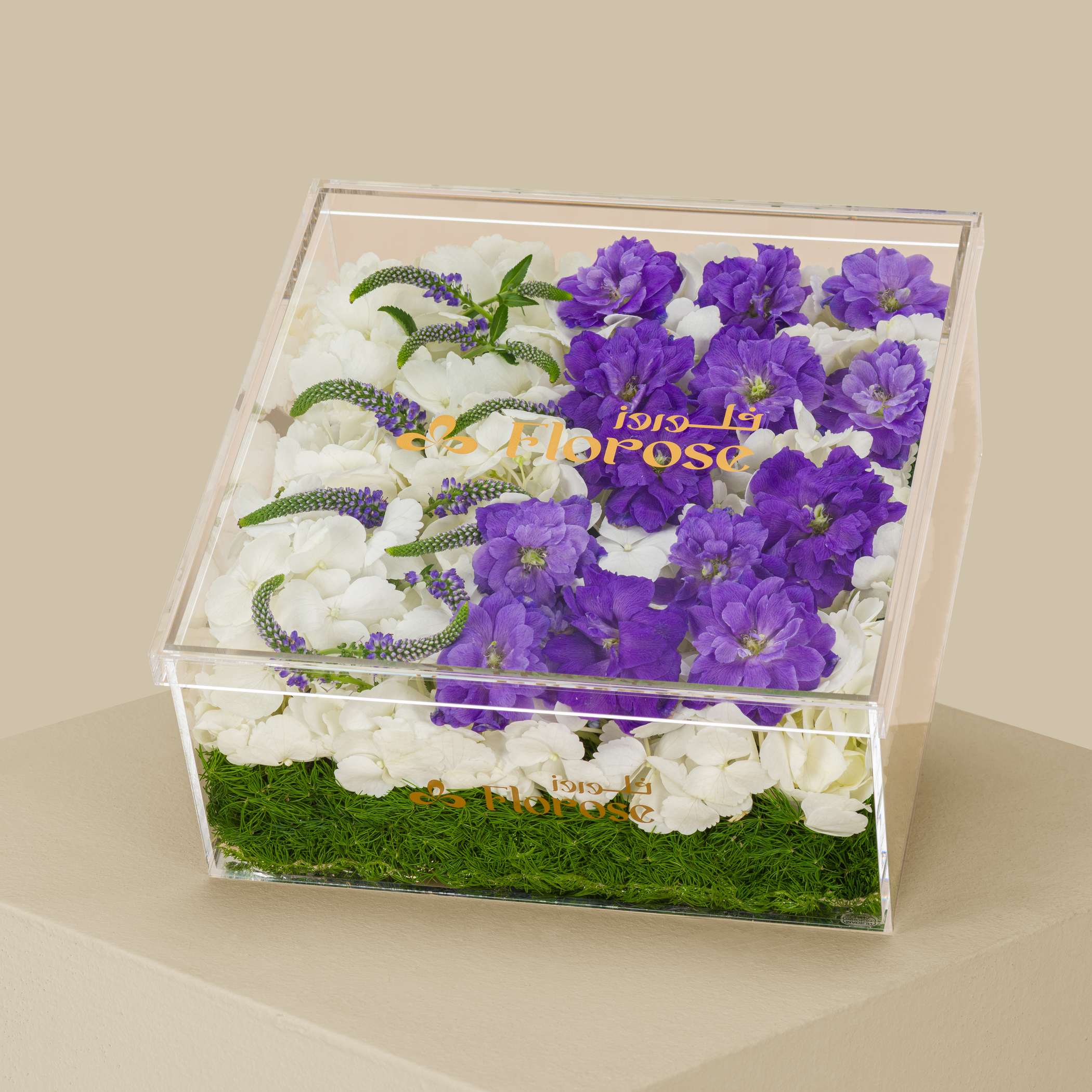 Acrylic Box Purple Shine Acrylic Box Purple Shine