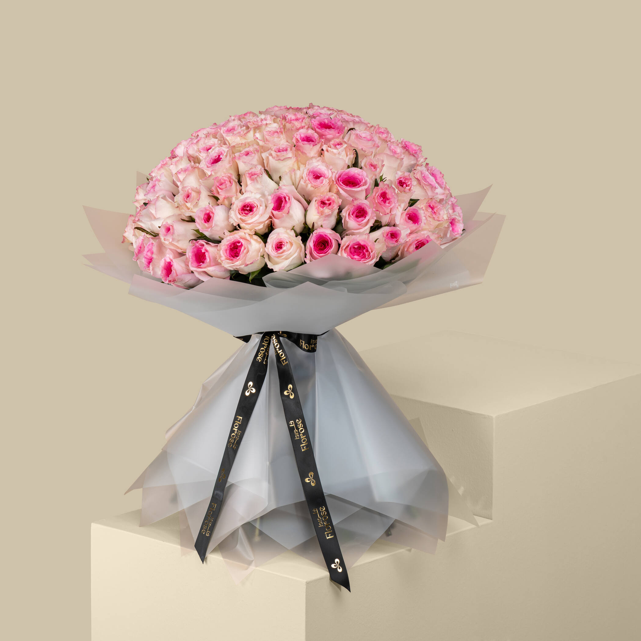 Beautiful Rose Bouquet Pink | 100 Flowers Beautiful Rose Bouquet Pink | 100 Flowers