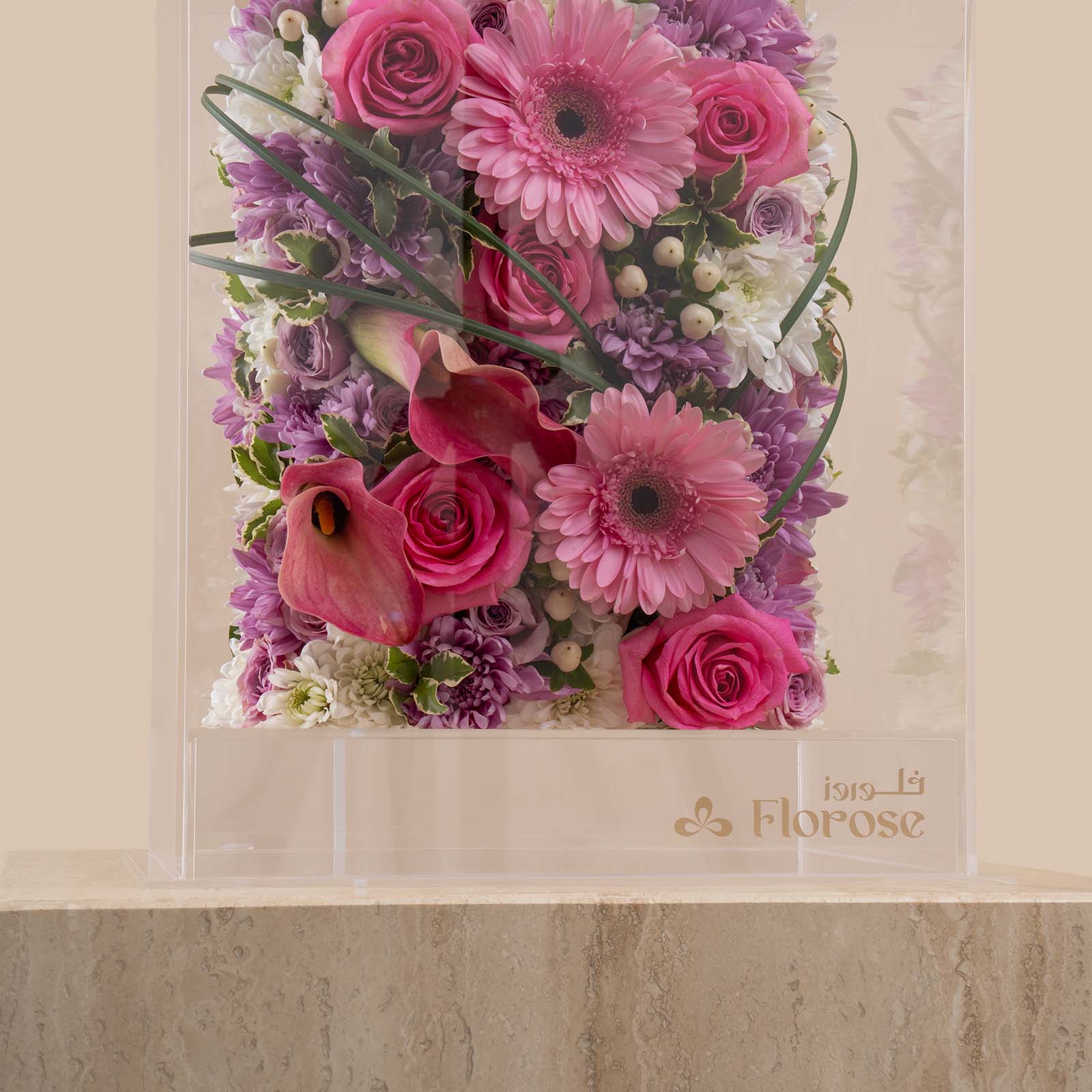 Pink Birthday Acrylic Box Pink Birthday Acrylic Box