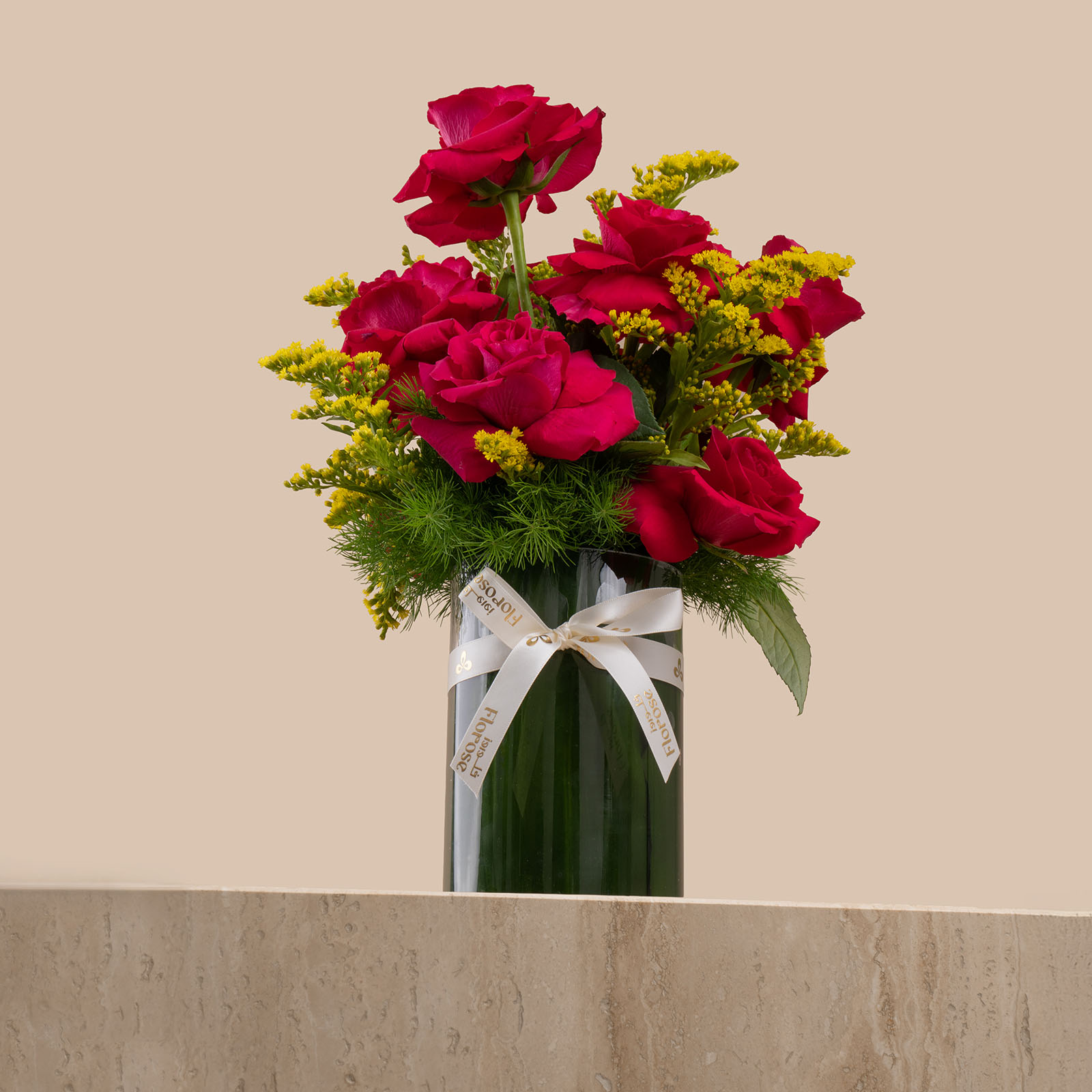 Vibrant Love Vase | Happy Birthday Topper Vibrant Love Vase | Happy Birthday Topper