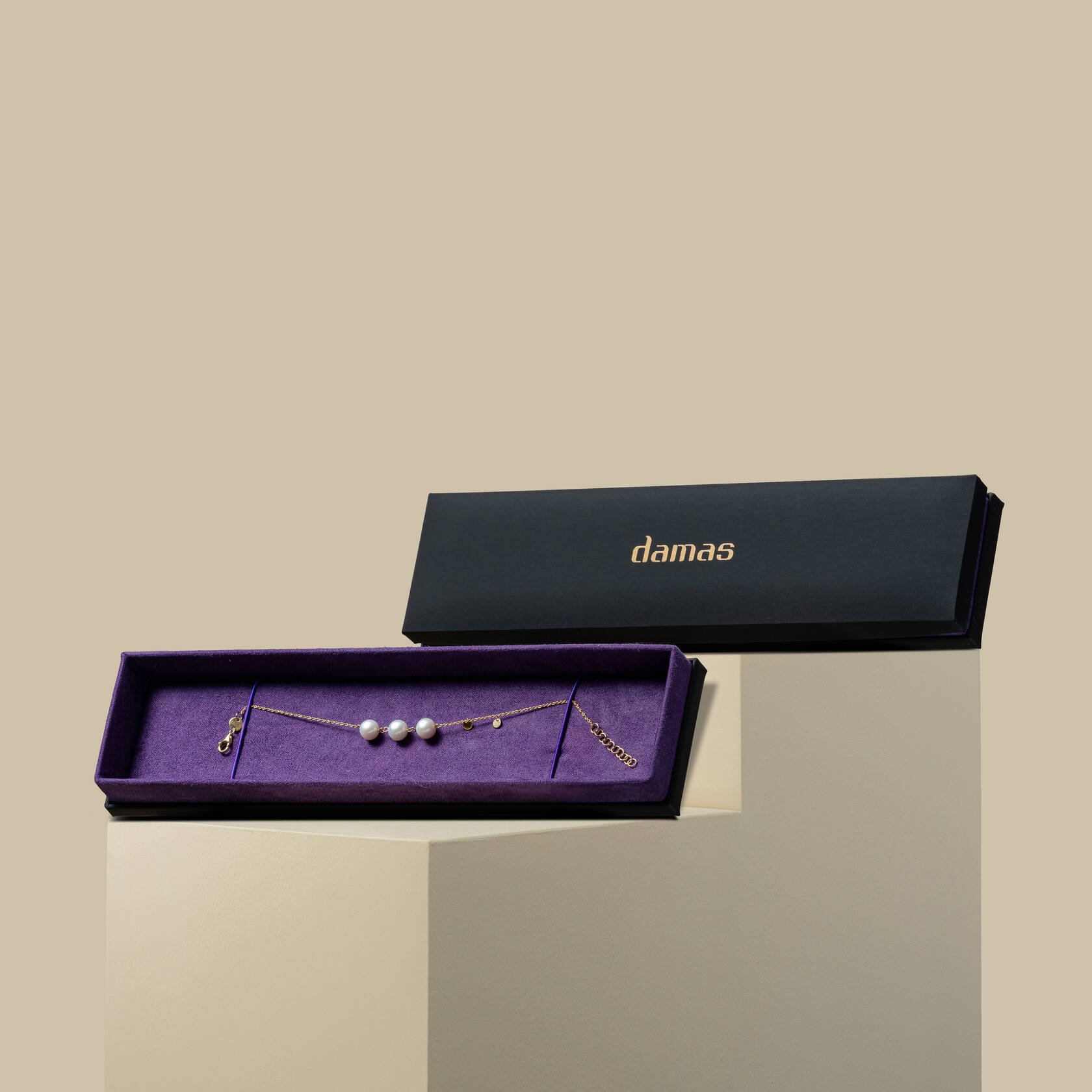 Damas | Kiku Minimal Yellow Gold With Pearl Bracelet Damas | Kiku Minimal Yellow Gold With Pearl Bracelet