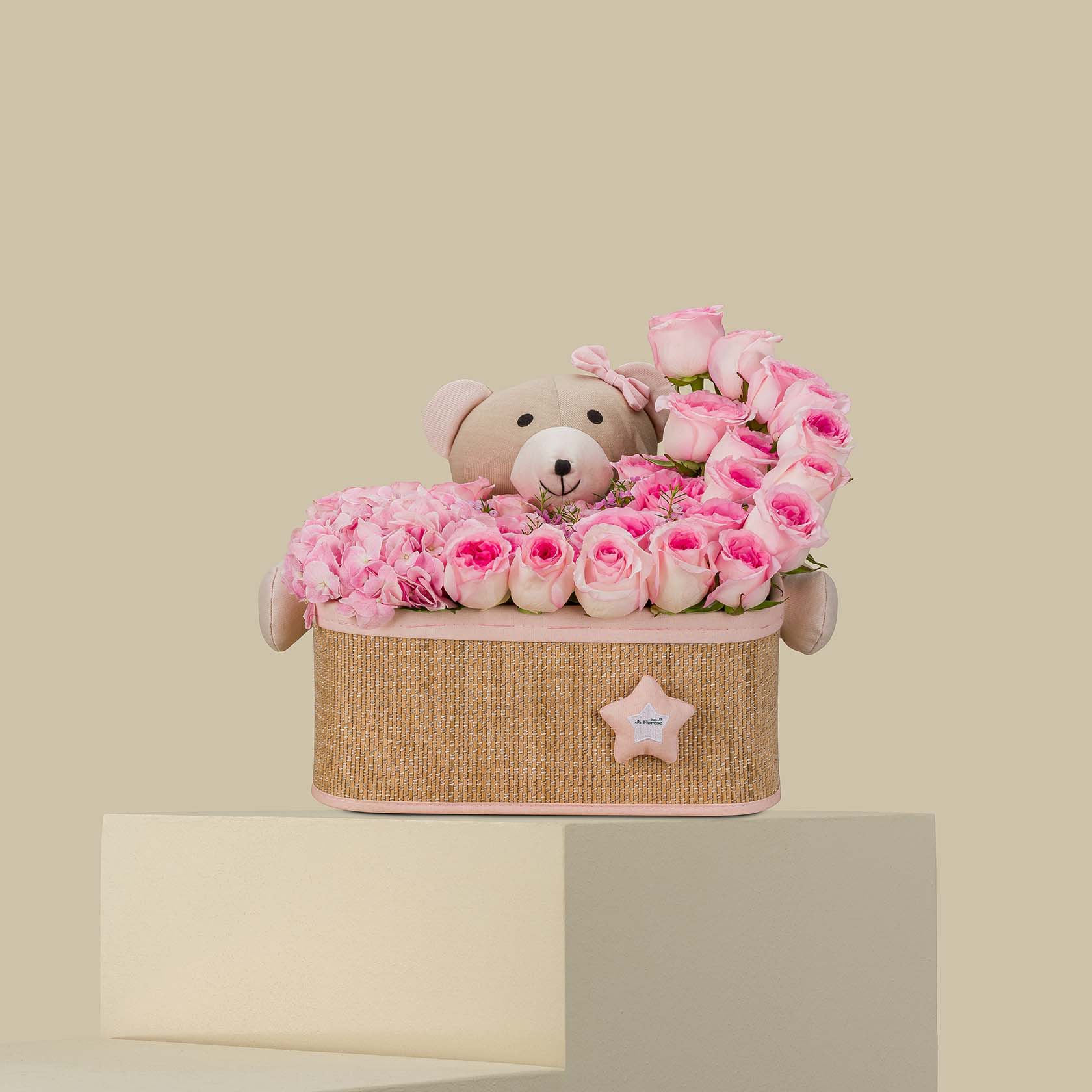 Blush Feminine Basket Blush Feminine Basket