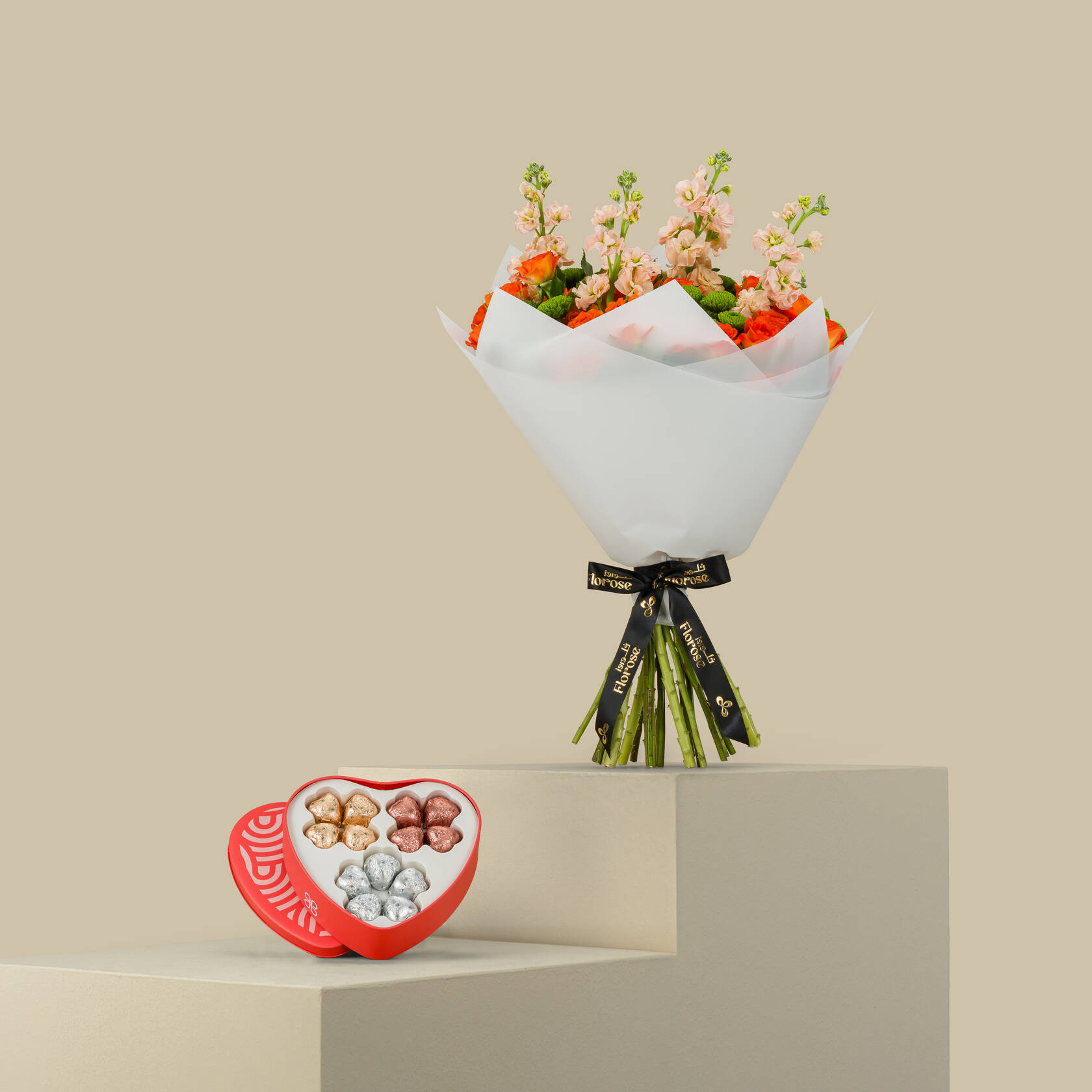 Coeur De Patchi Chocolate | Spring Radiance Bouquet Coeur De Patchi Chocolate | Spring Radiance Bouquet