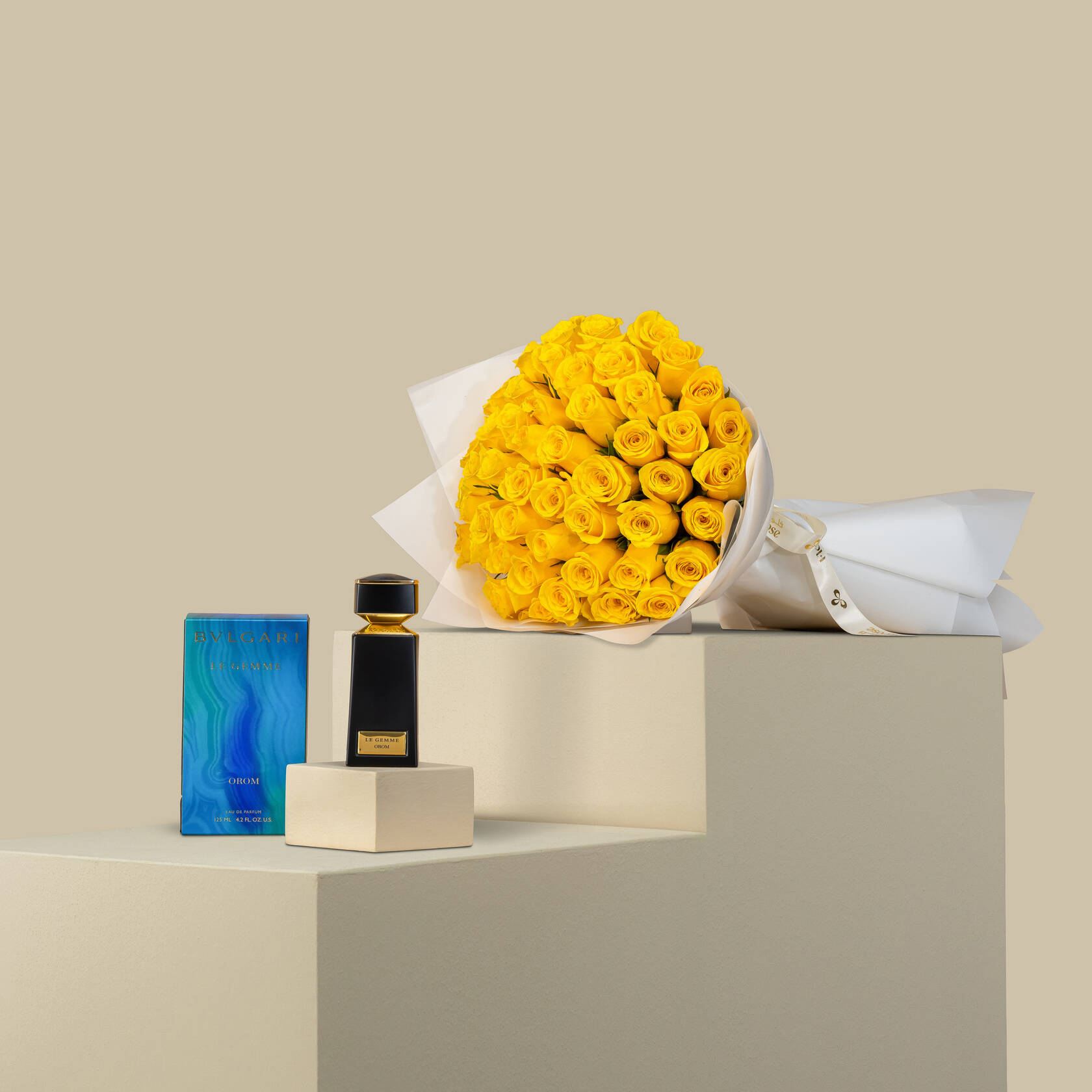 Bvlgari Le Gemme Men Orom EDP | 50 Fancy Rose Bouquet Yellow Bvlgari Le Gemme Men Orom EDP | 50 Fancy Rose Bouquet Yellow