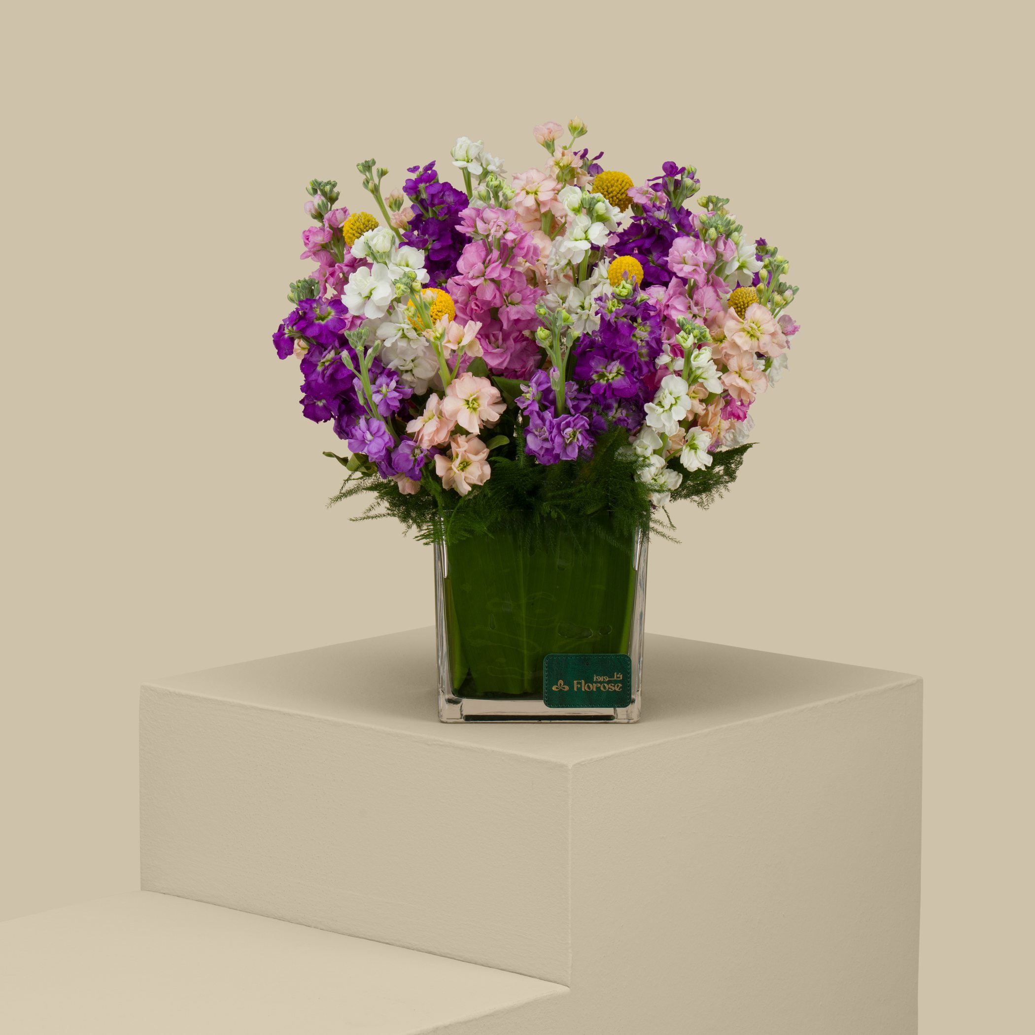 Garden Glow Square Vase Garden Glow Square Vase