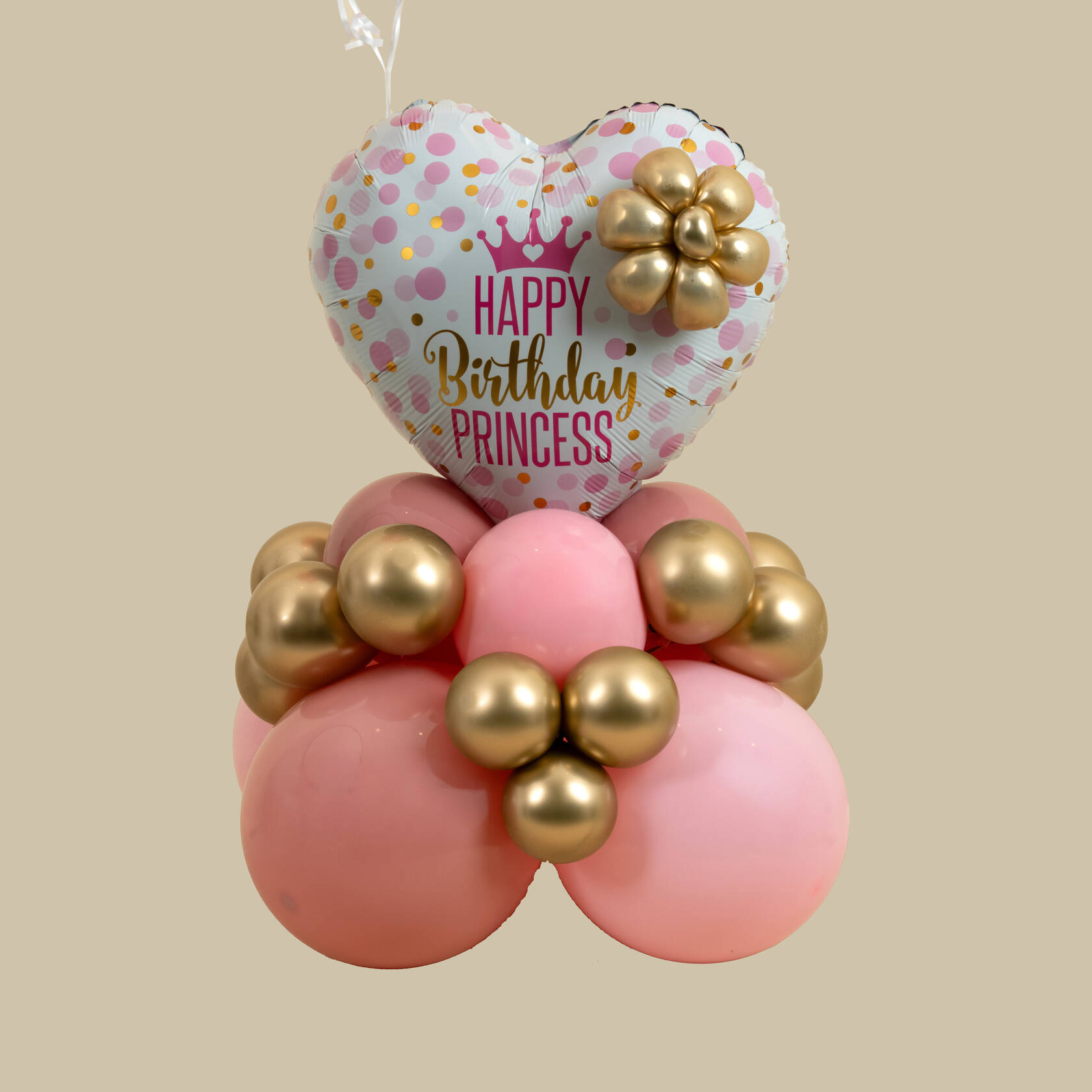 Happy Birthday Princess Balloons Set Happy Birthday Princess Balloons Set