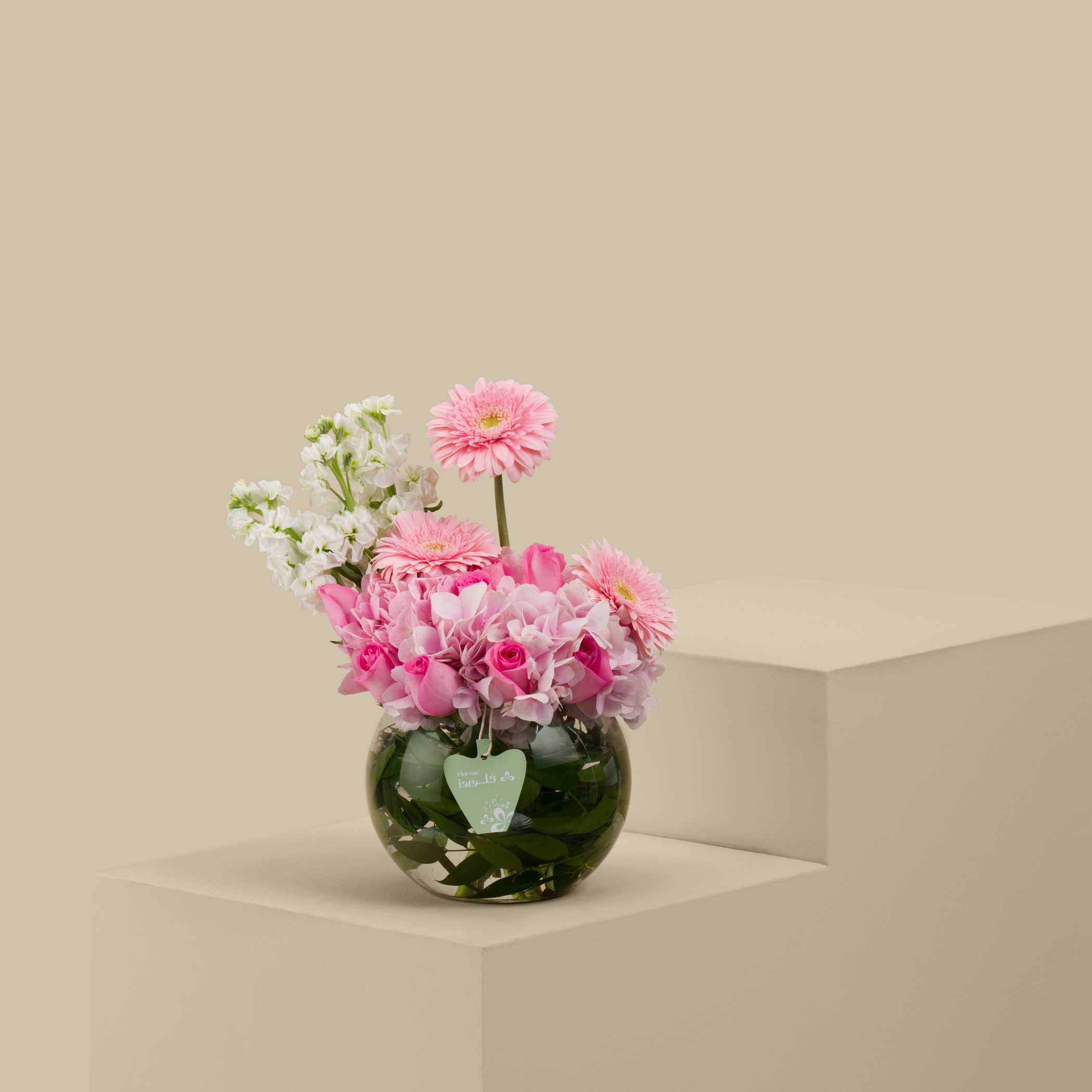 Rose Shine Round Vase Rose Shine Round Vase