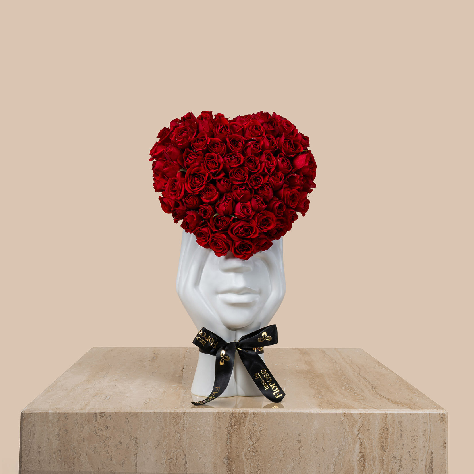 Rosalin Heart Sculpture Vase Rosalin Heart Sculpture Vase