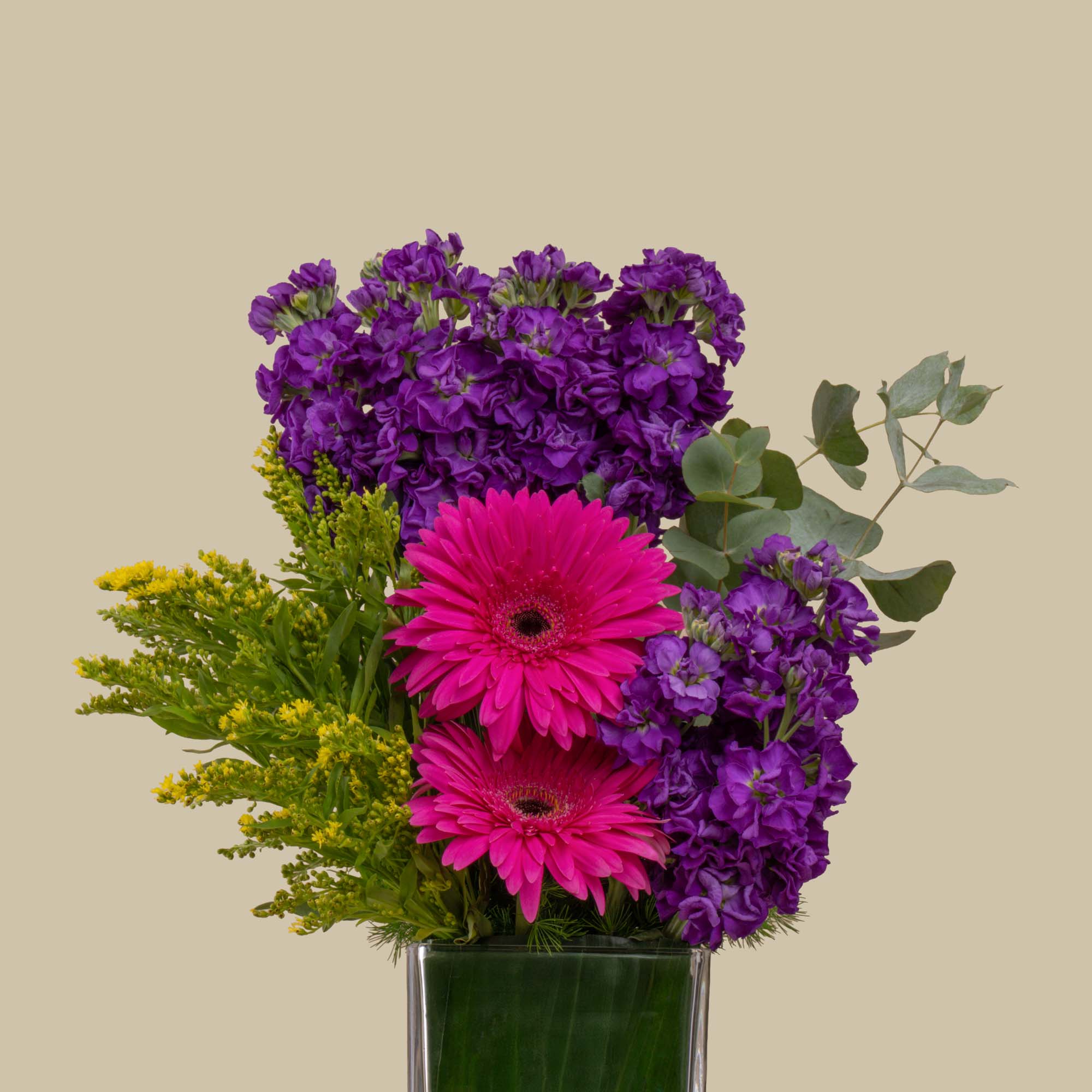 Twilight Blooms square Vase Twilight Blooms square Vase
