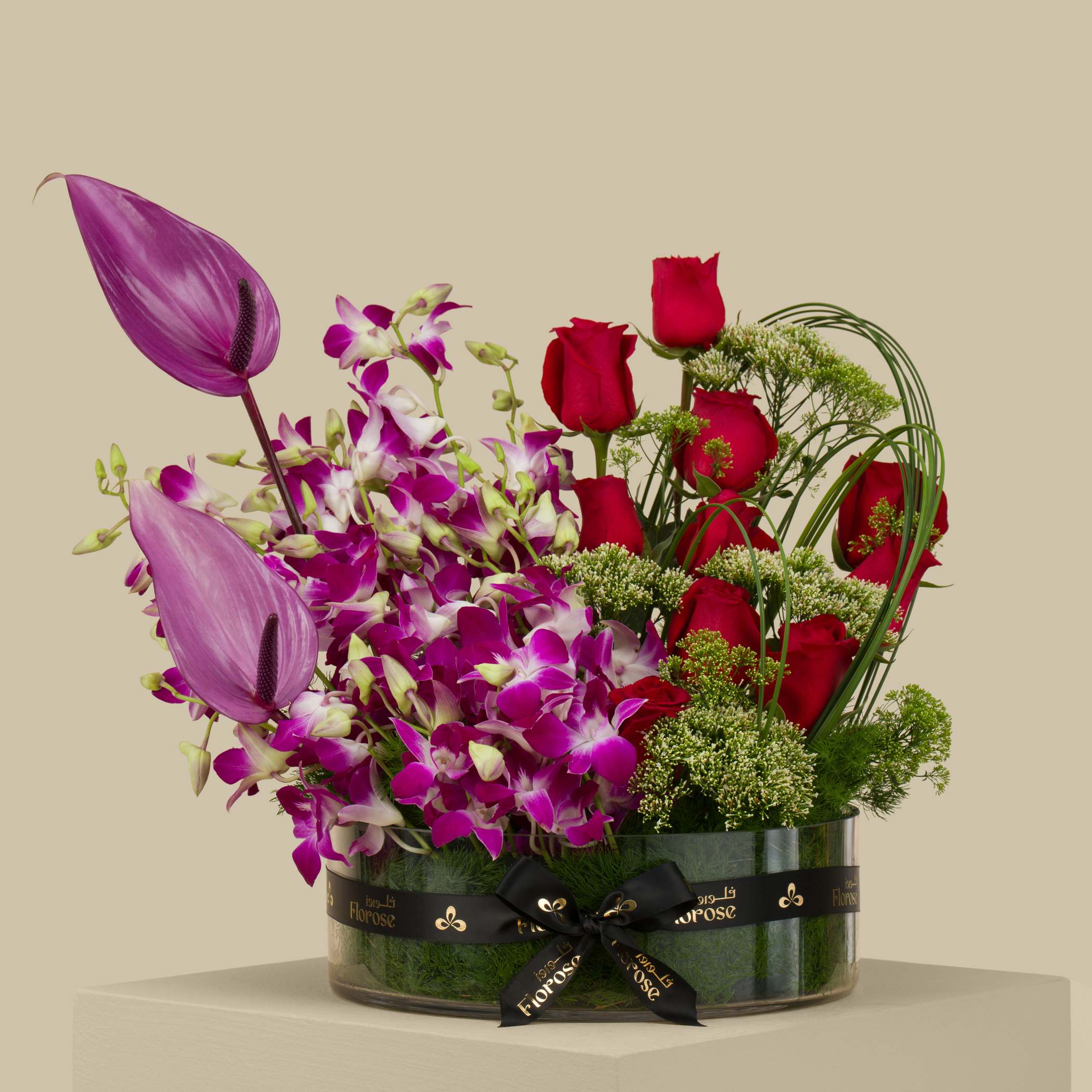 Elysian Bloom Round Vase Elysian Bloom Round Vase